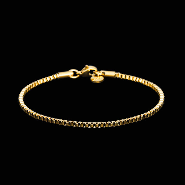 Minimal Box Bracelet - Gold RG376