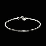 Minimal Box Bracelet - Silver RG377