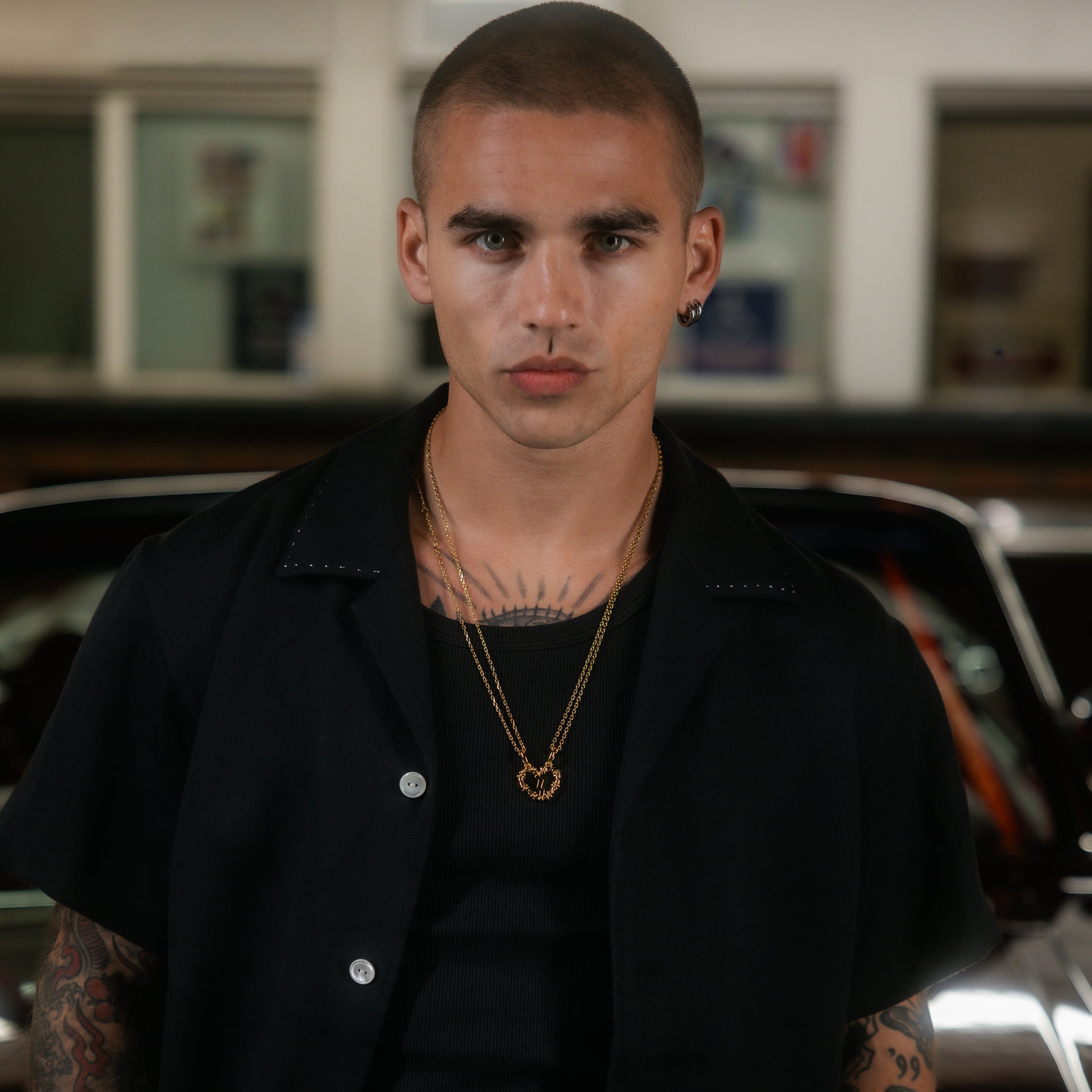 The Split-Heart Pendant - Gold RG1044