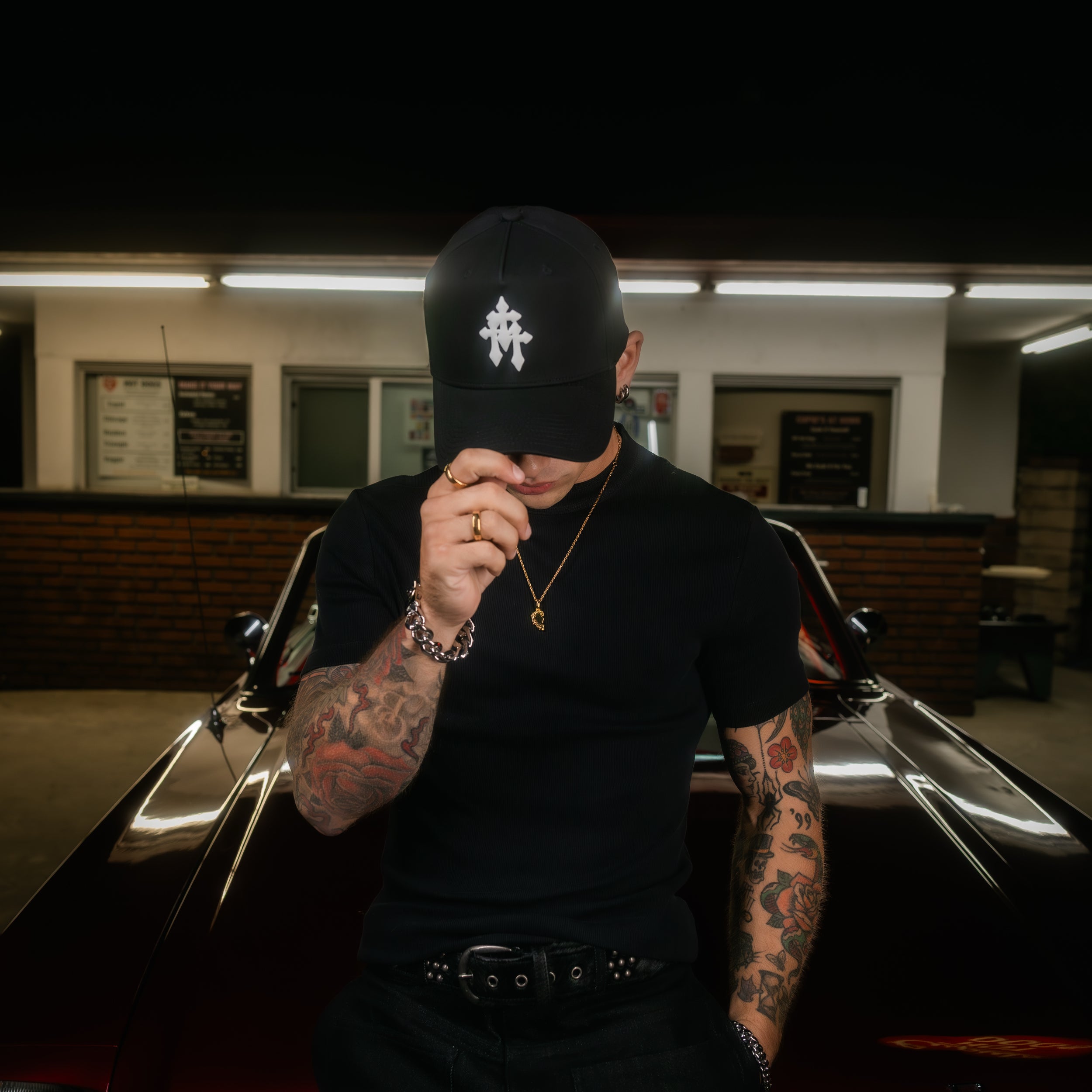 III Emblem Snapback Hat - RG517