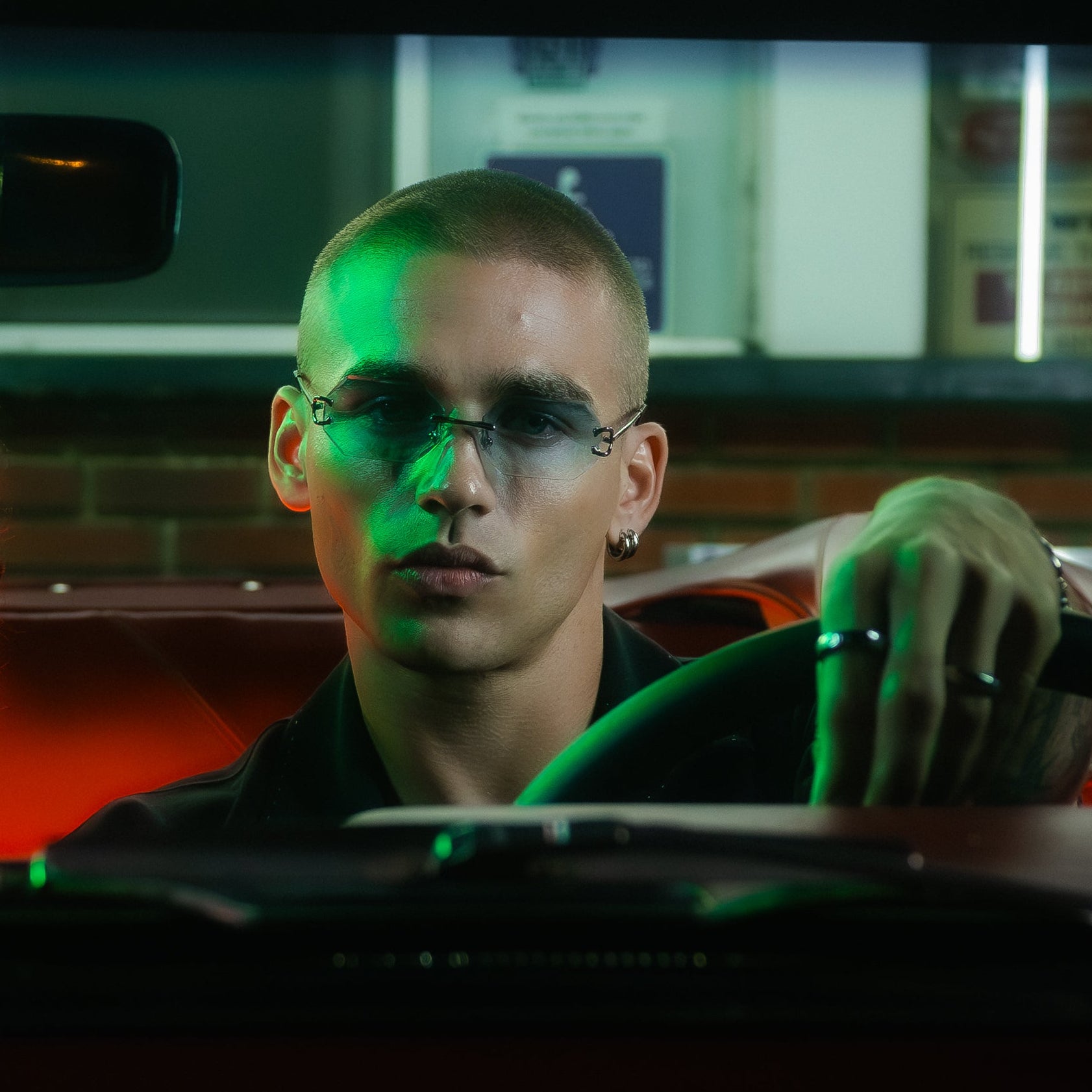 The Mykonos Shades - Silver/Blue RG627