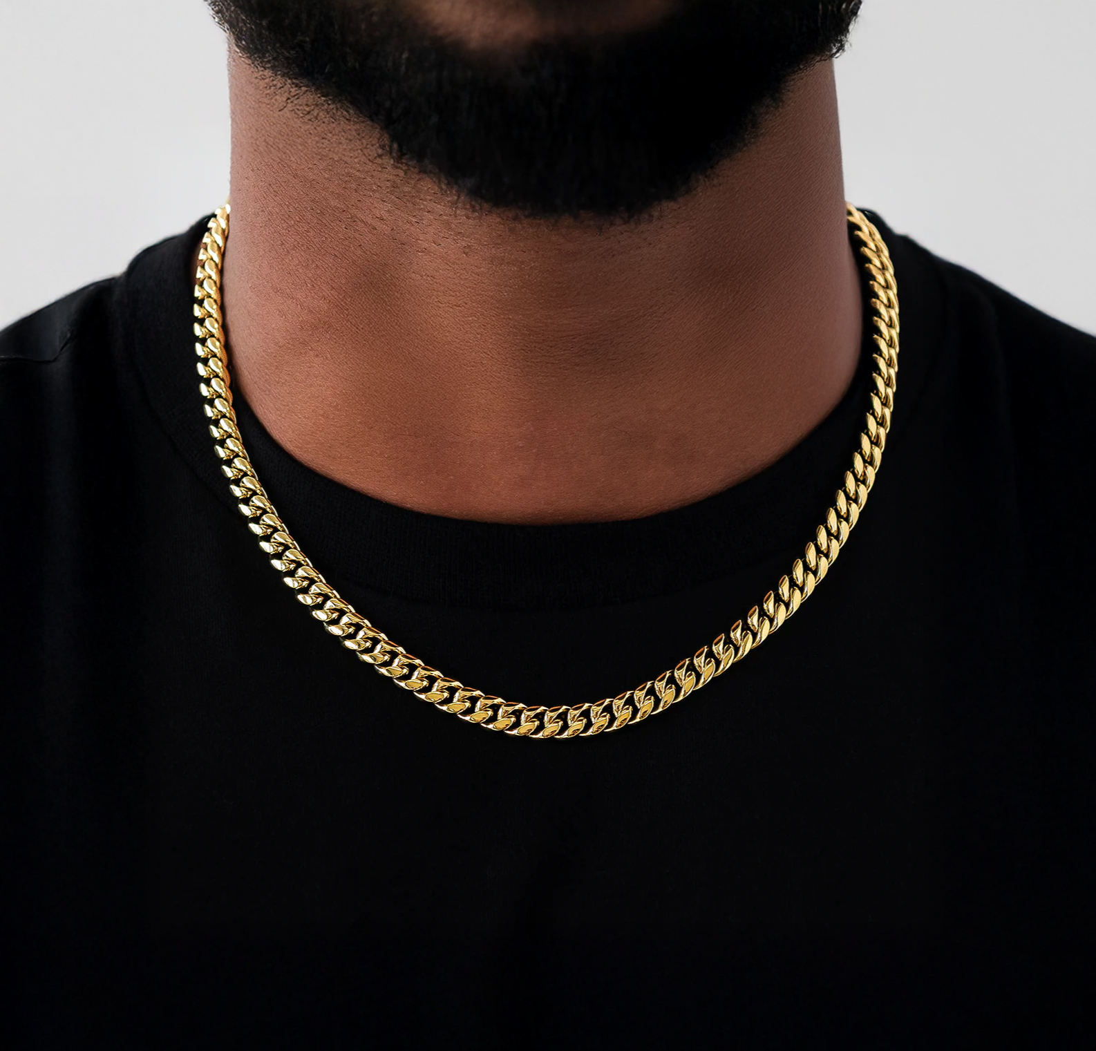 Cuban Link Chain 8mm - Gold RG1002
