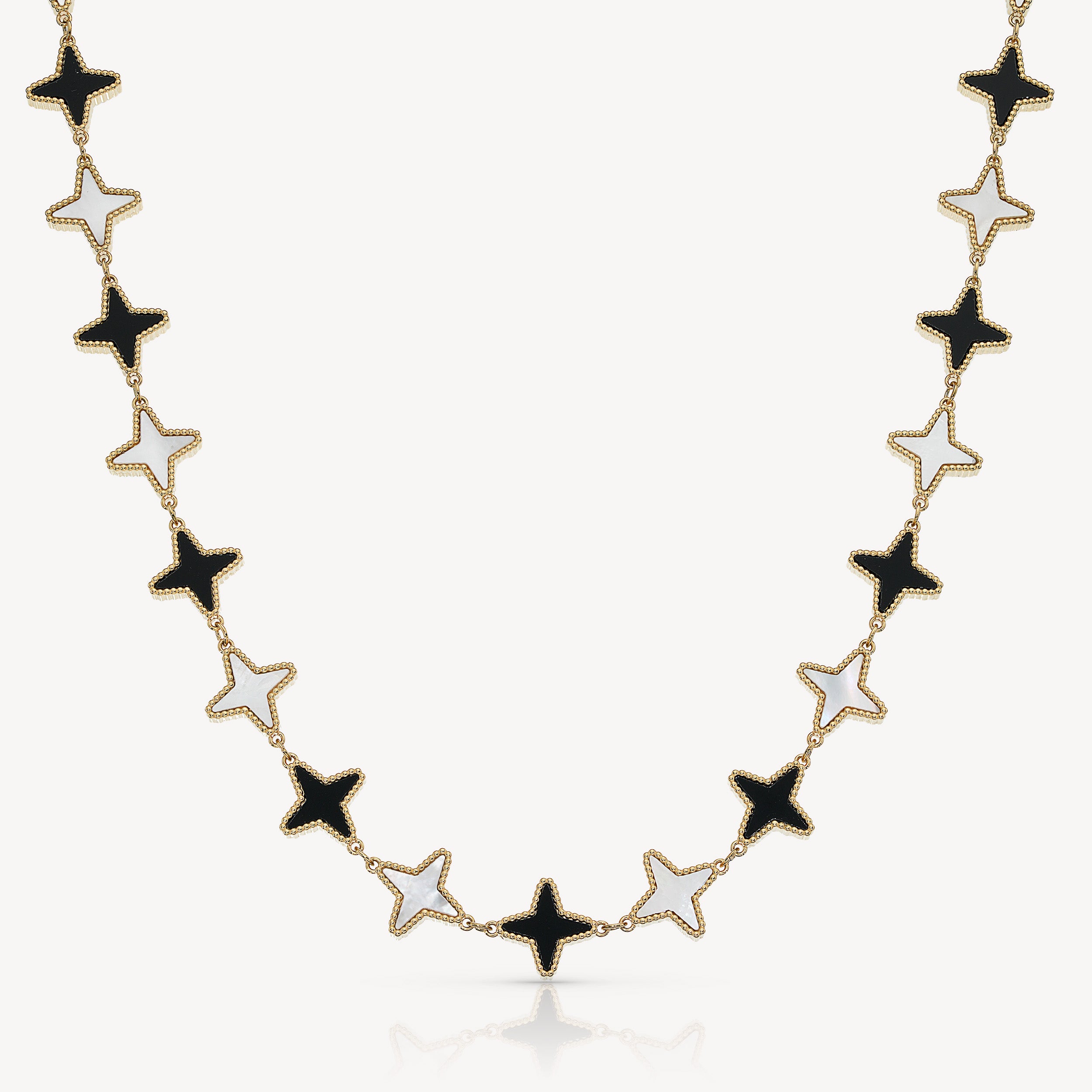 Monaco Clover Necklace - gold