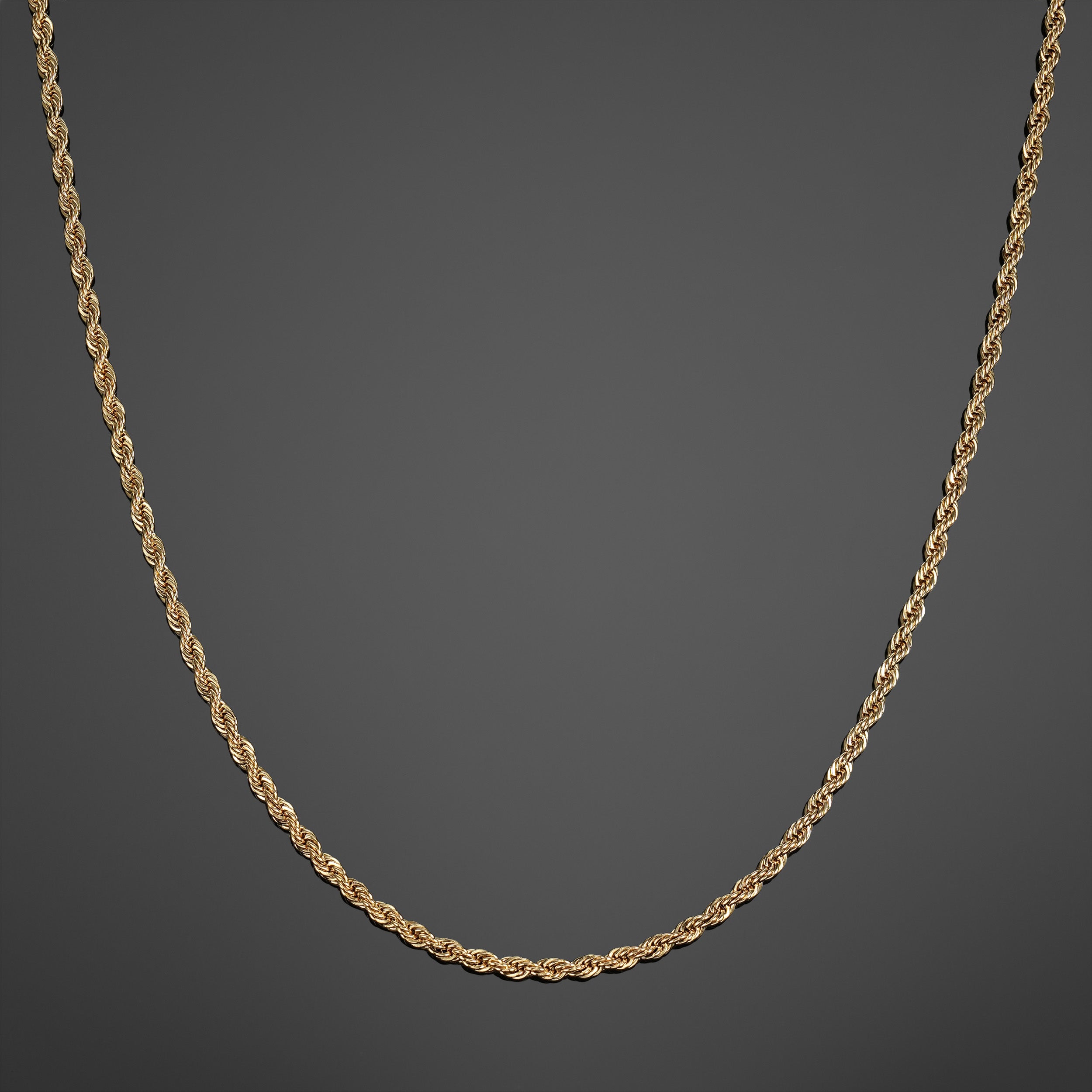 Rope Chain 2.5mm - Gold RG122