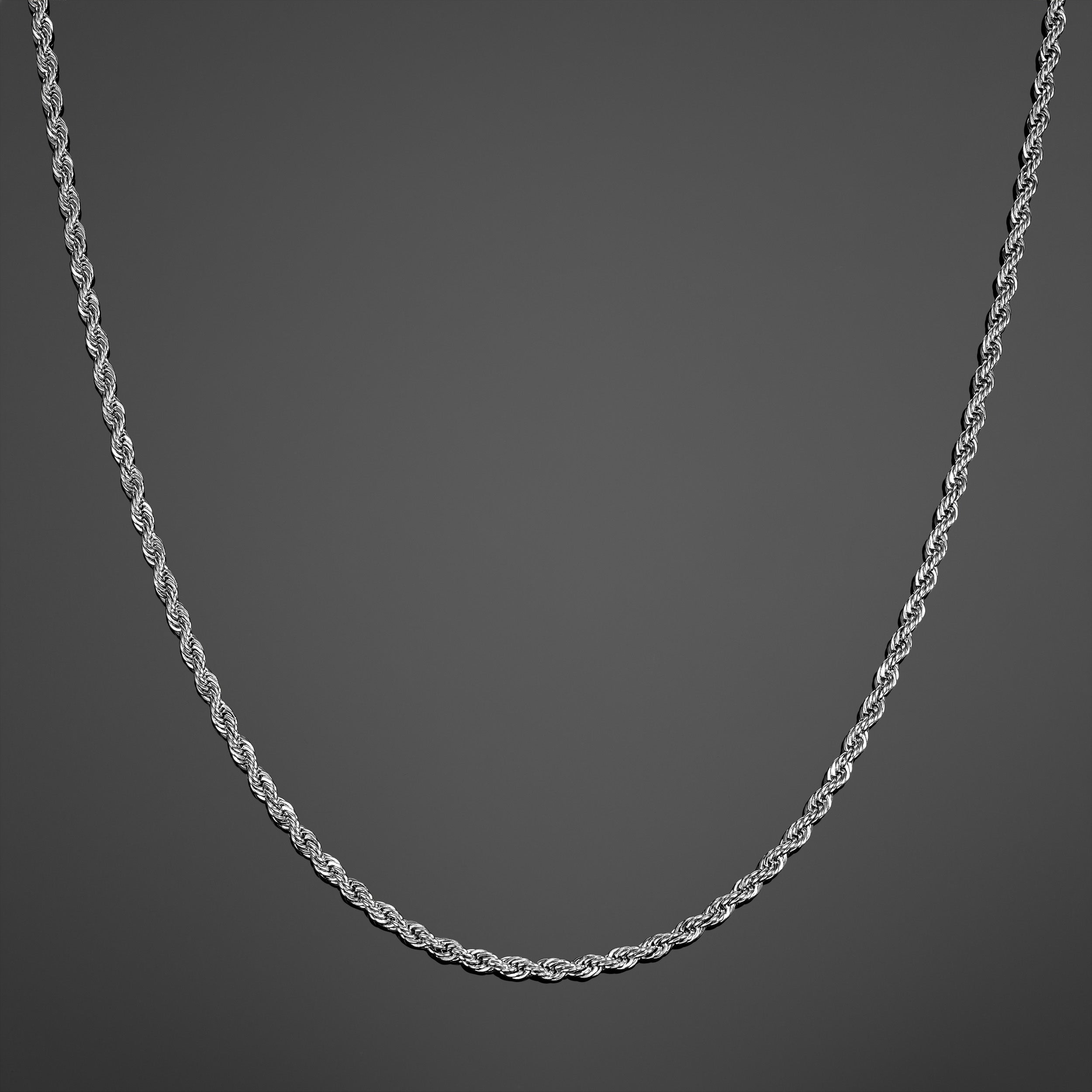 Rope Chain 2.5mm - Silver RG123