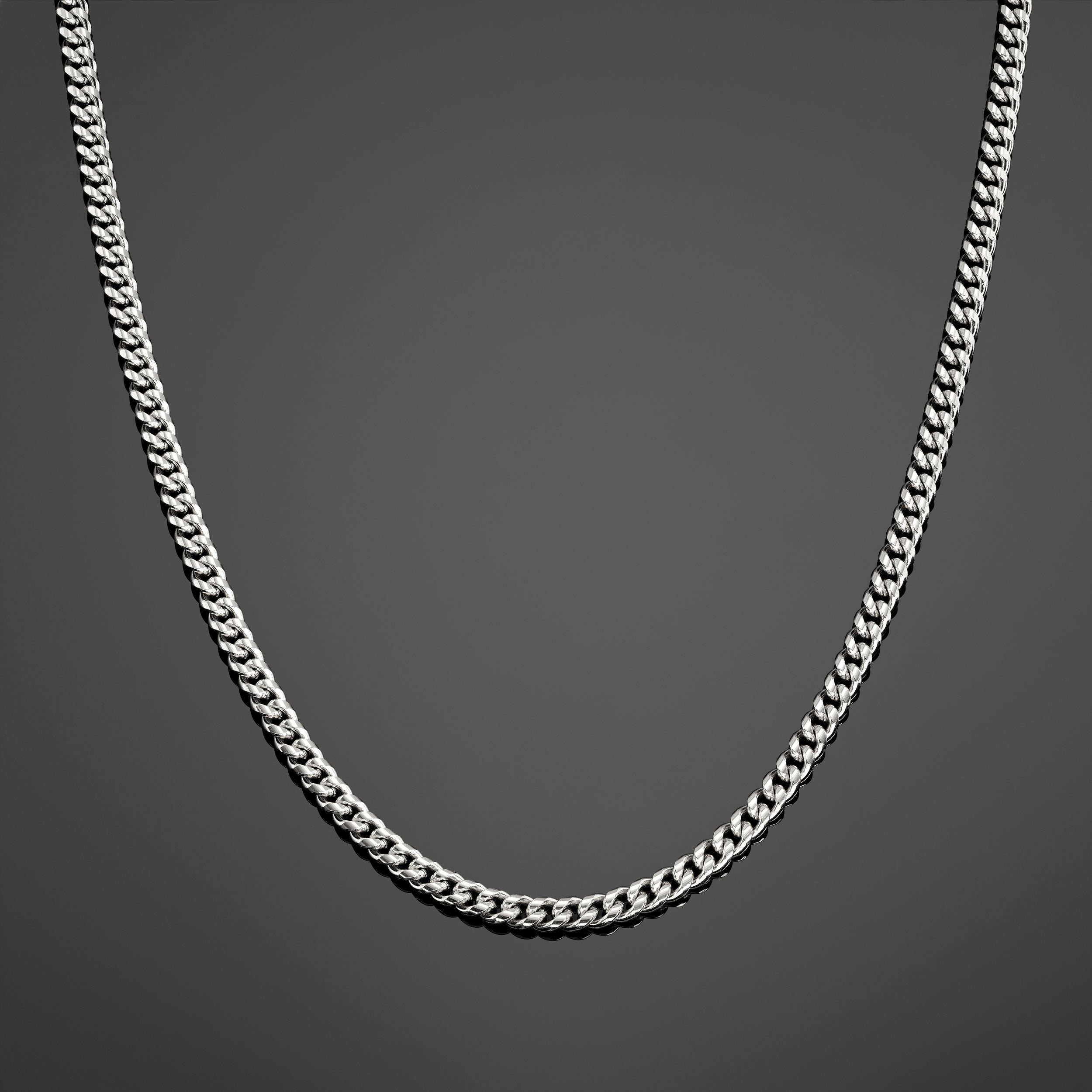 Cuban Link Chain 5mm - Silver RG132