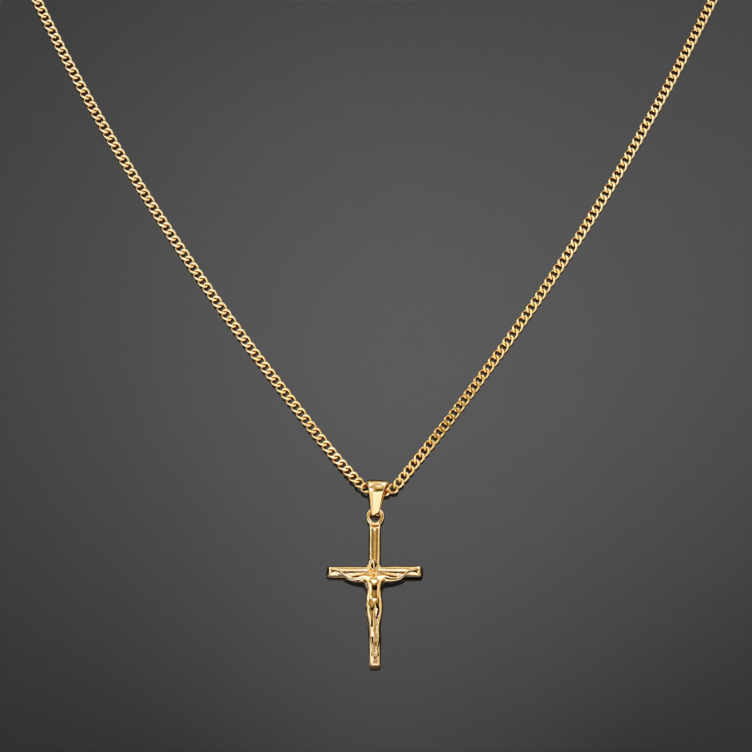 The Cross Pendant - Gold RG149