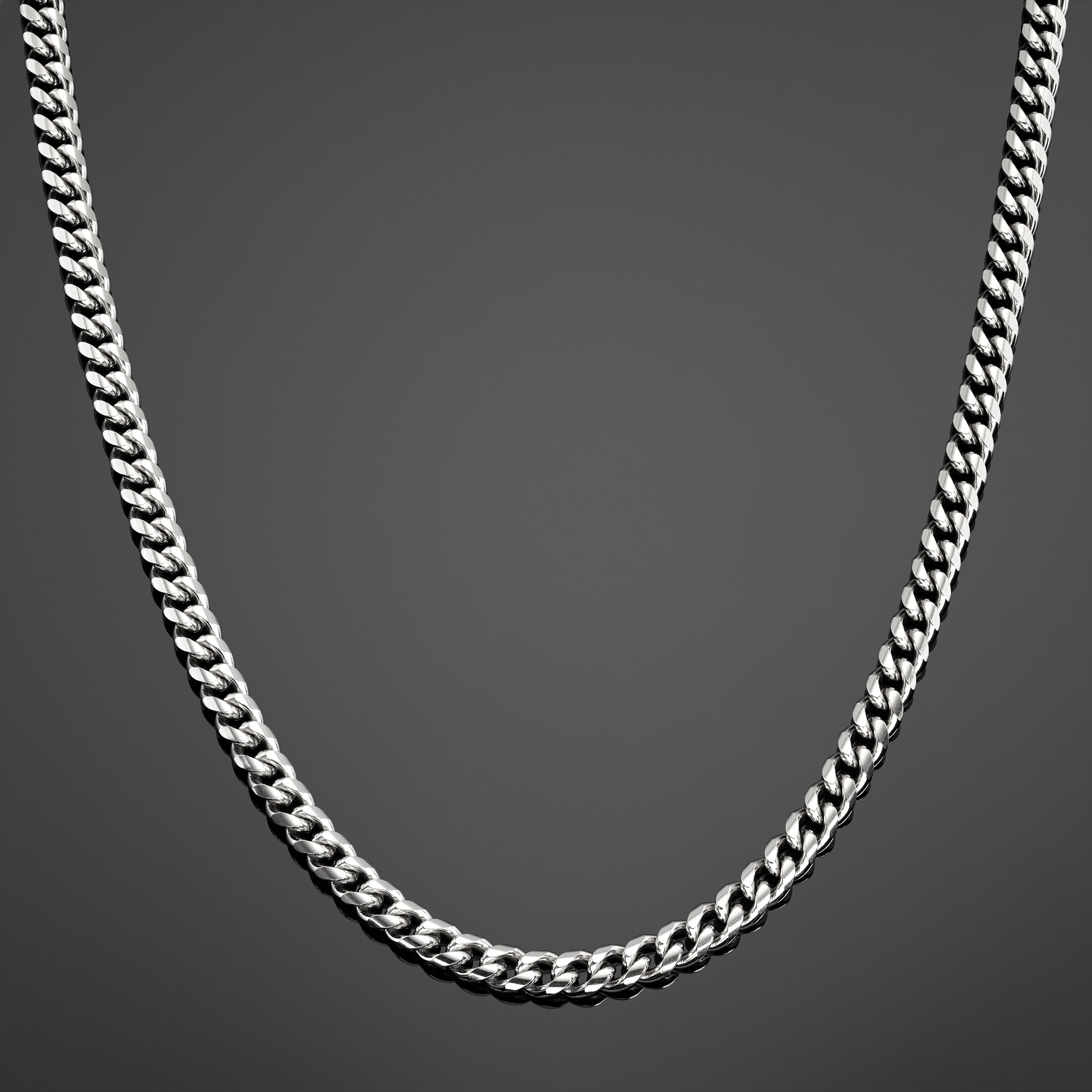 Cuban Link Chain 7mm - Silver RG154