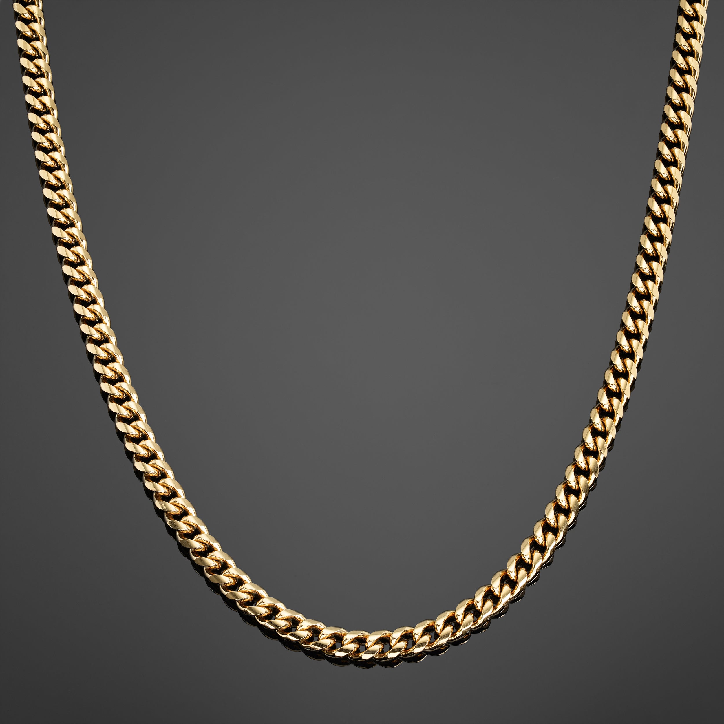 Cuban Link Chain 7mm - Gold RG153