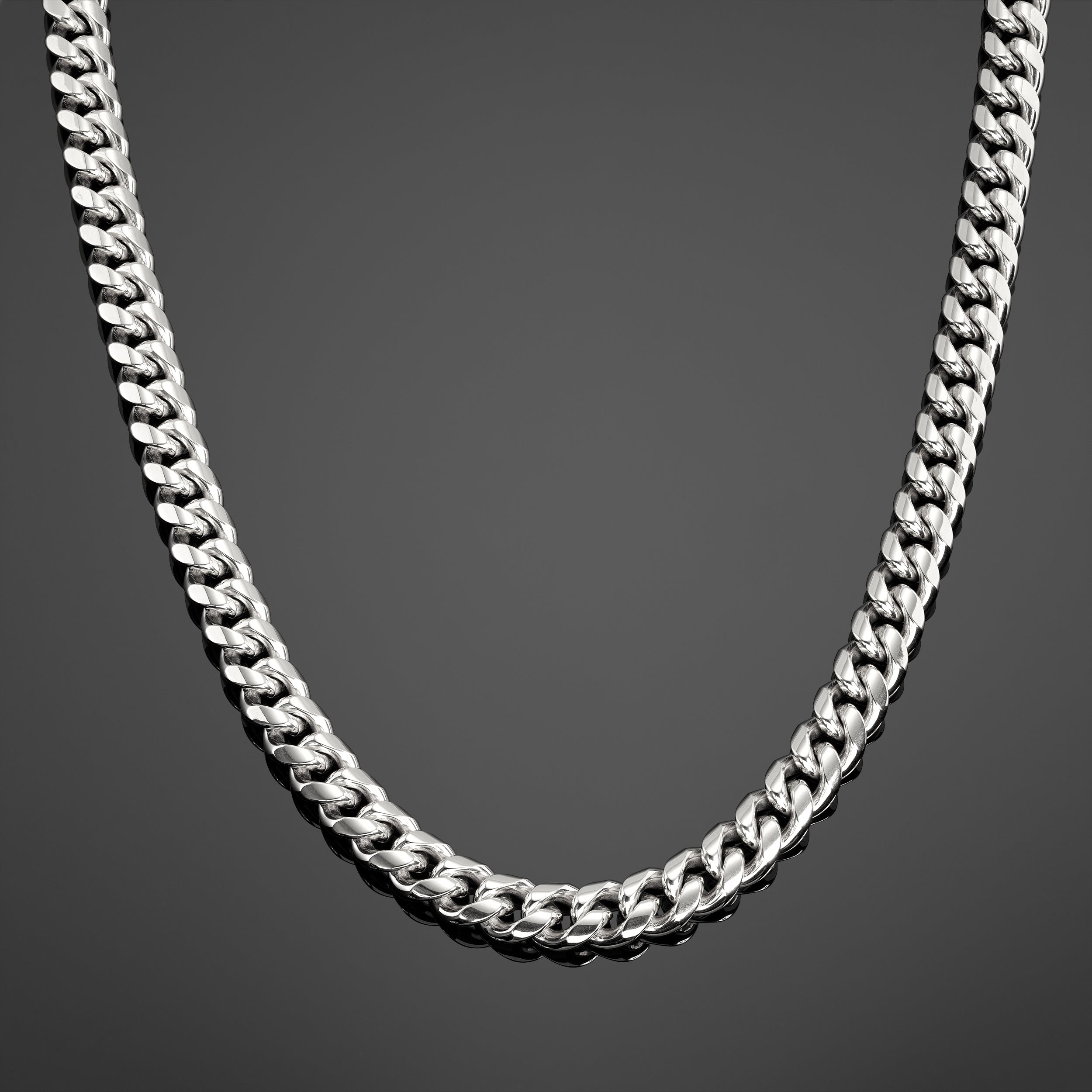 Cuban Link Chain 10mm - Silver RG165