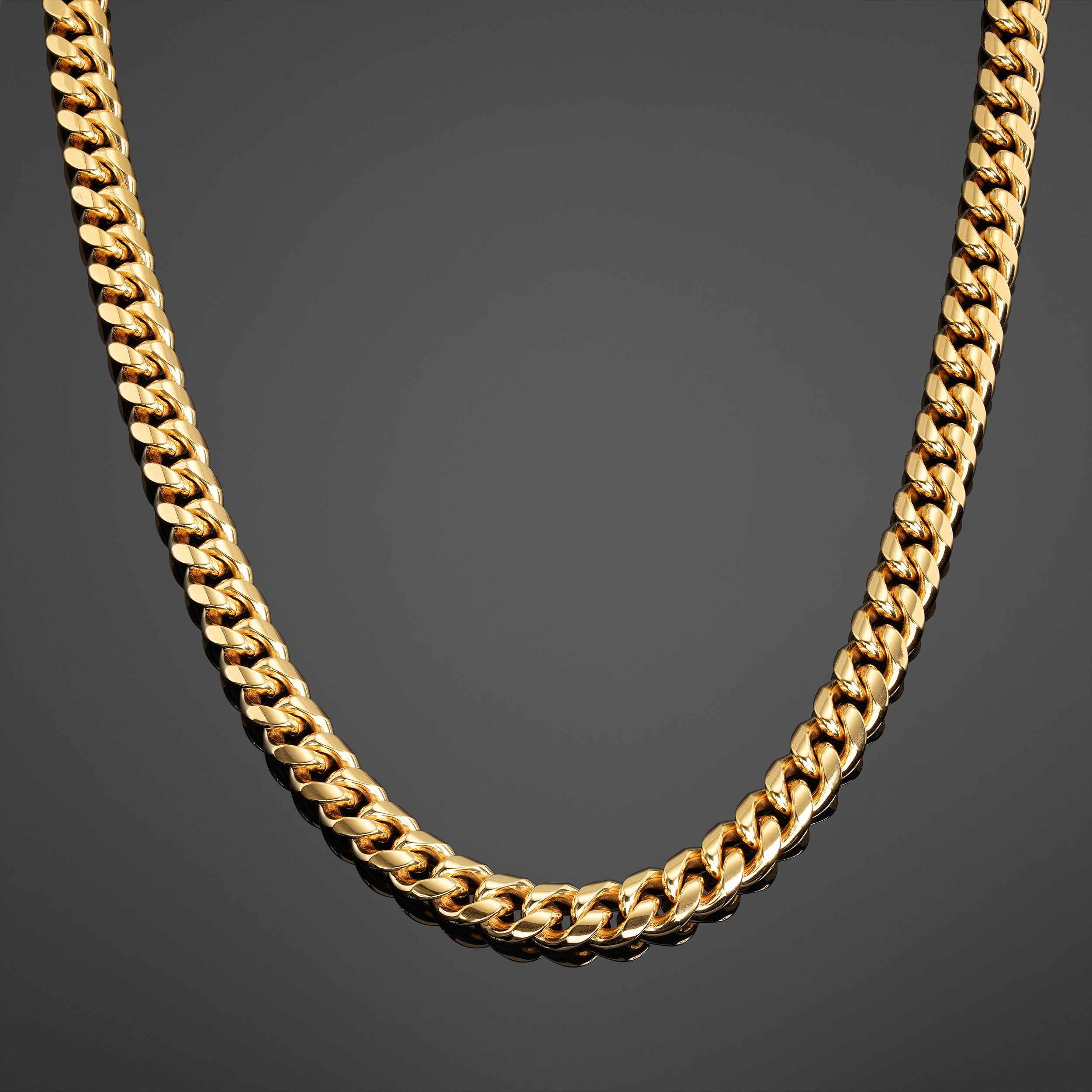 Cuban Link Chain 10mm - Gold RG164