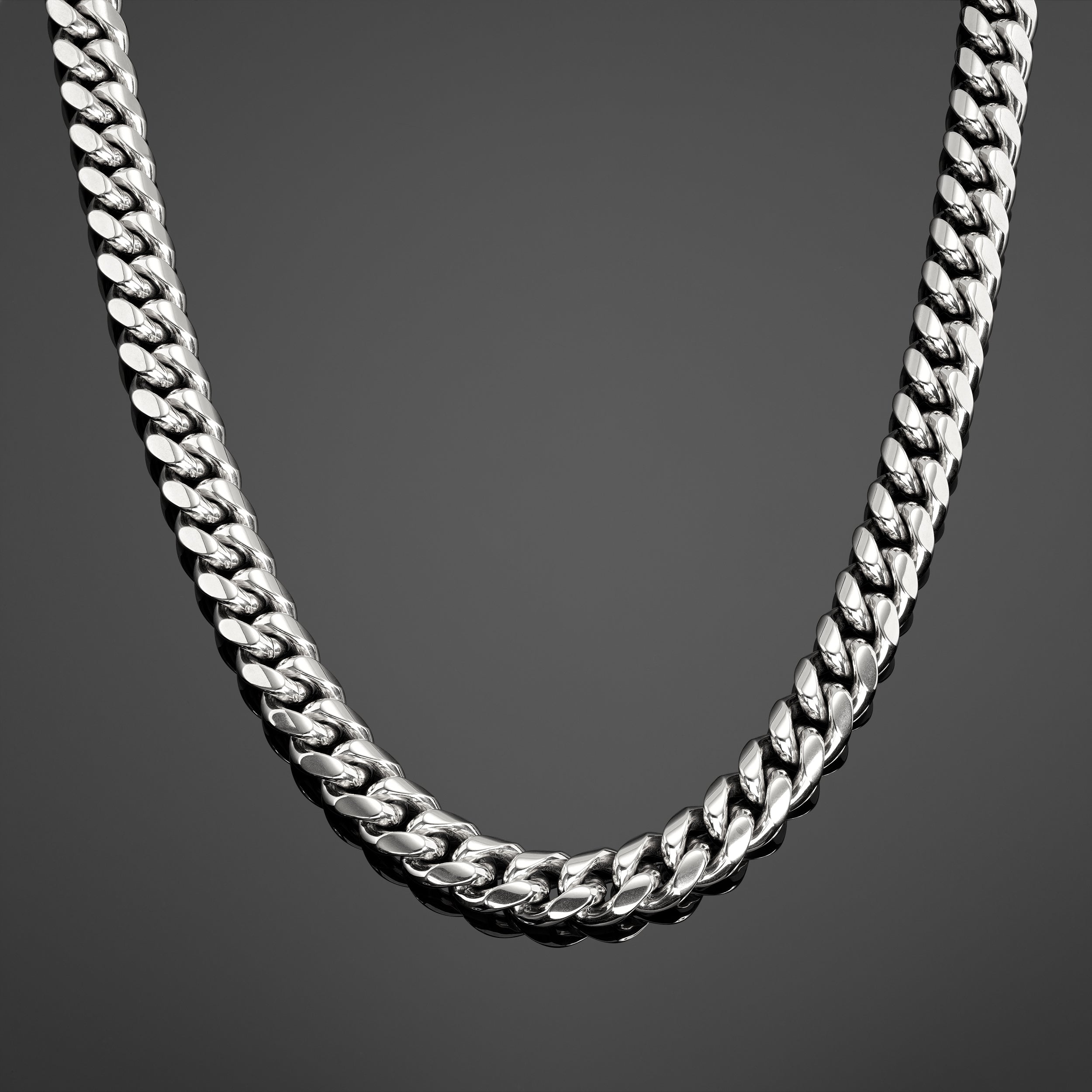 Cuban Link Chain 12mm - Silver RG167