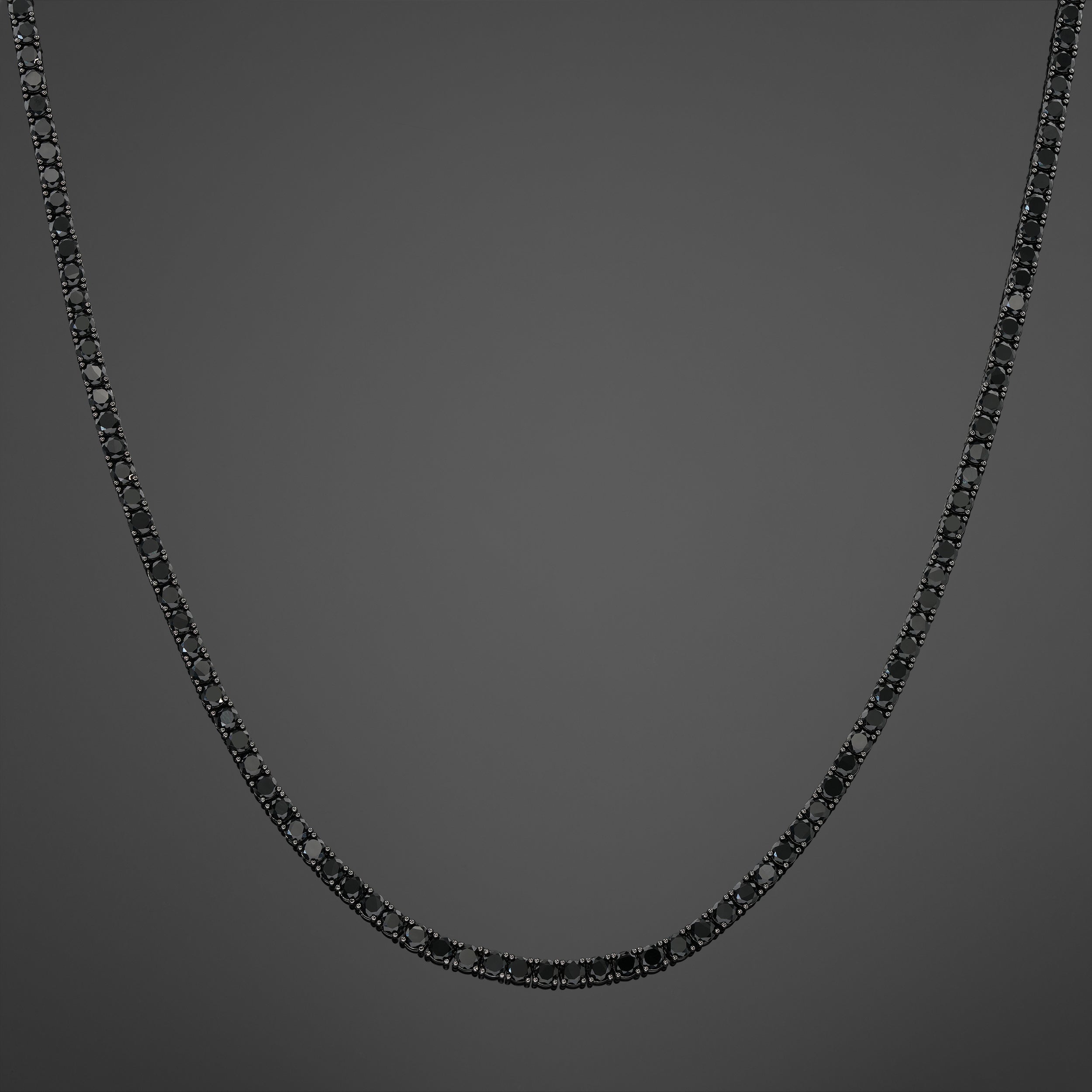 Tennis Chain 4mm - Black RG191B