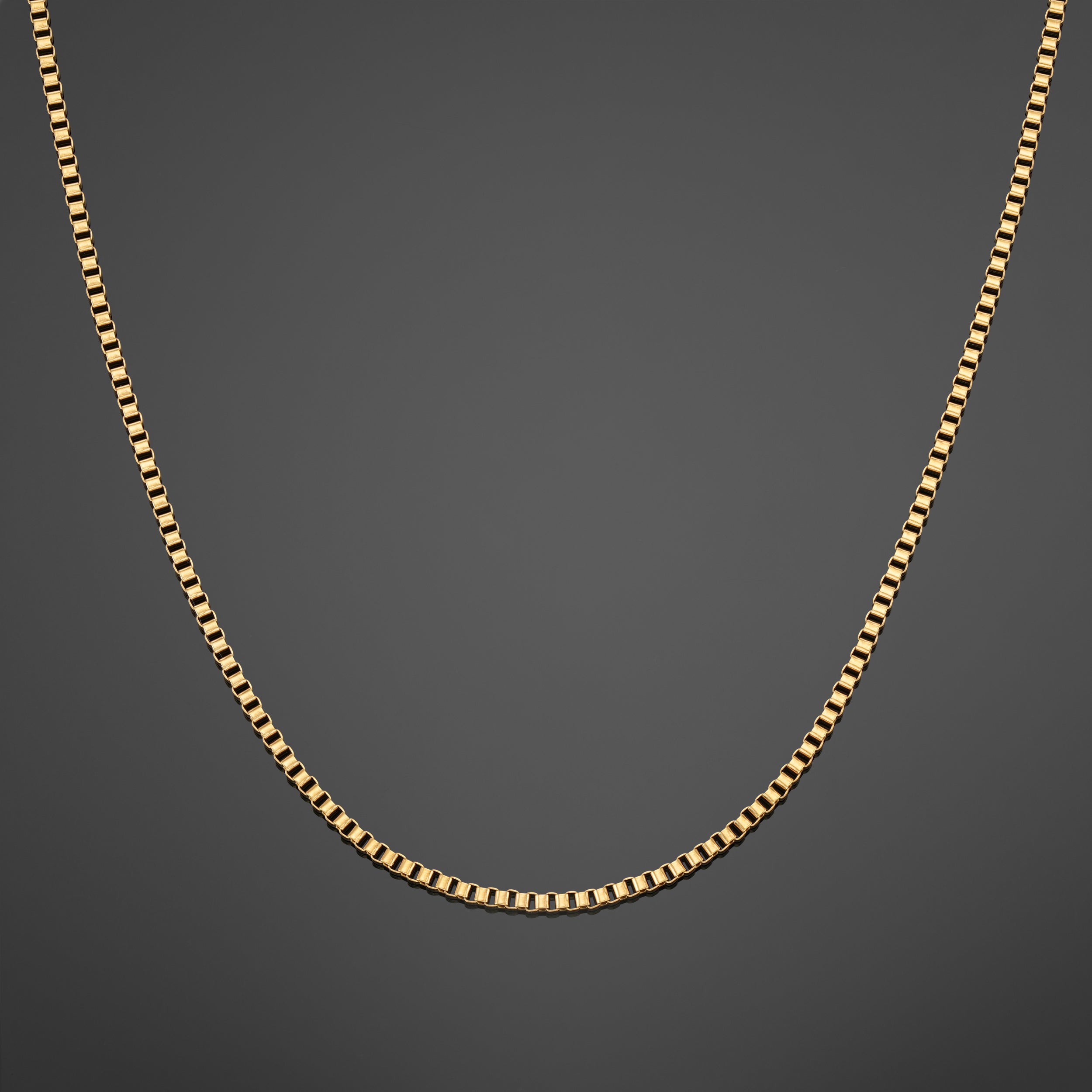 Minimal Box Chain - Gold RG196