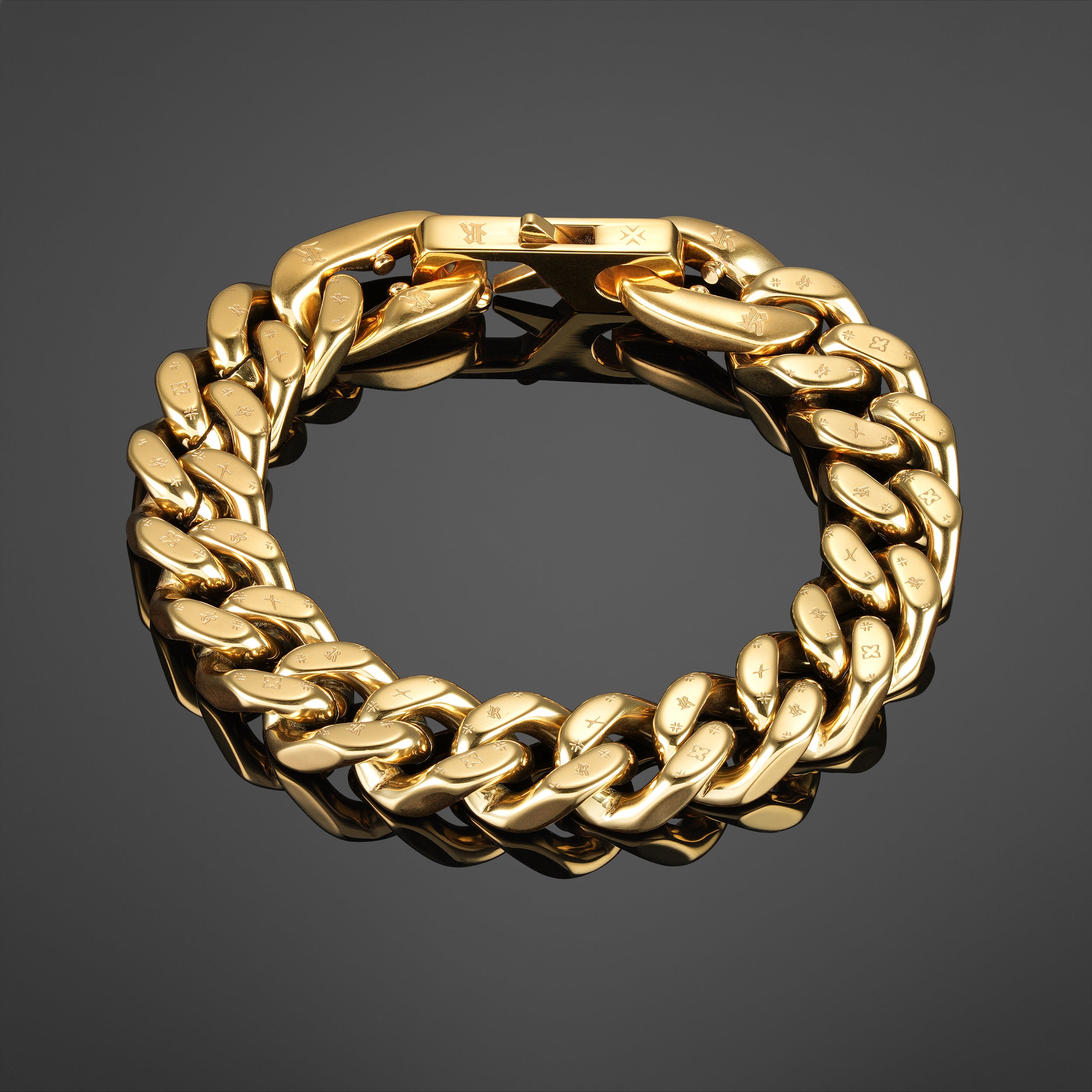The Designer Cuban Bracelet - Silver RG3015