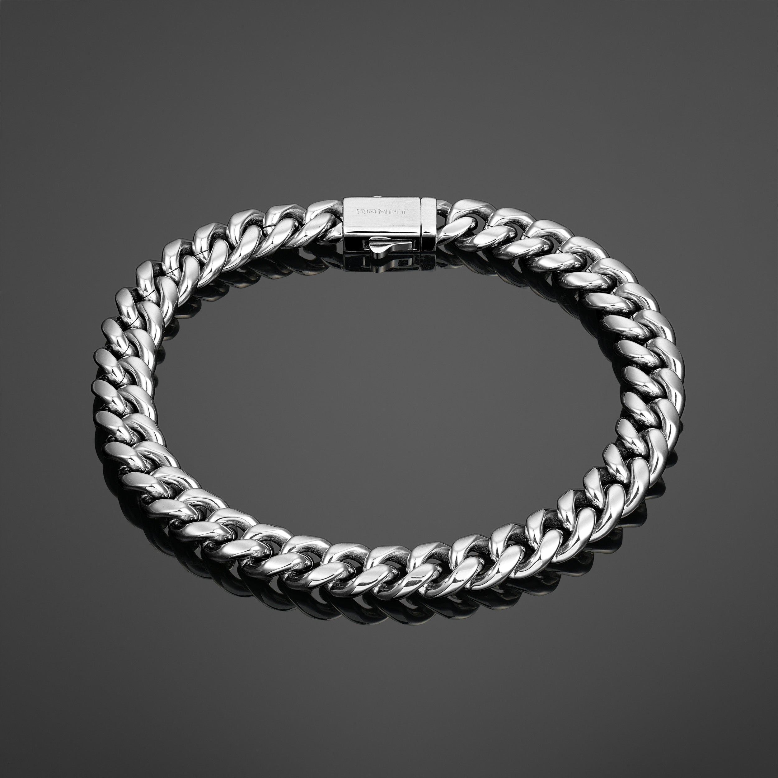 The Cuban Bracelet 8mm - Silver RG321