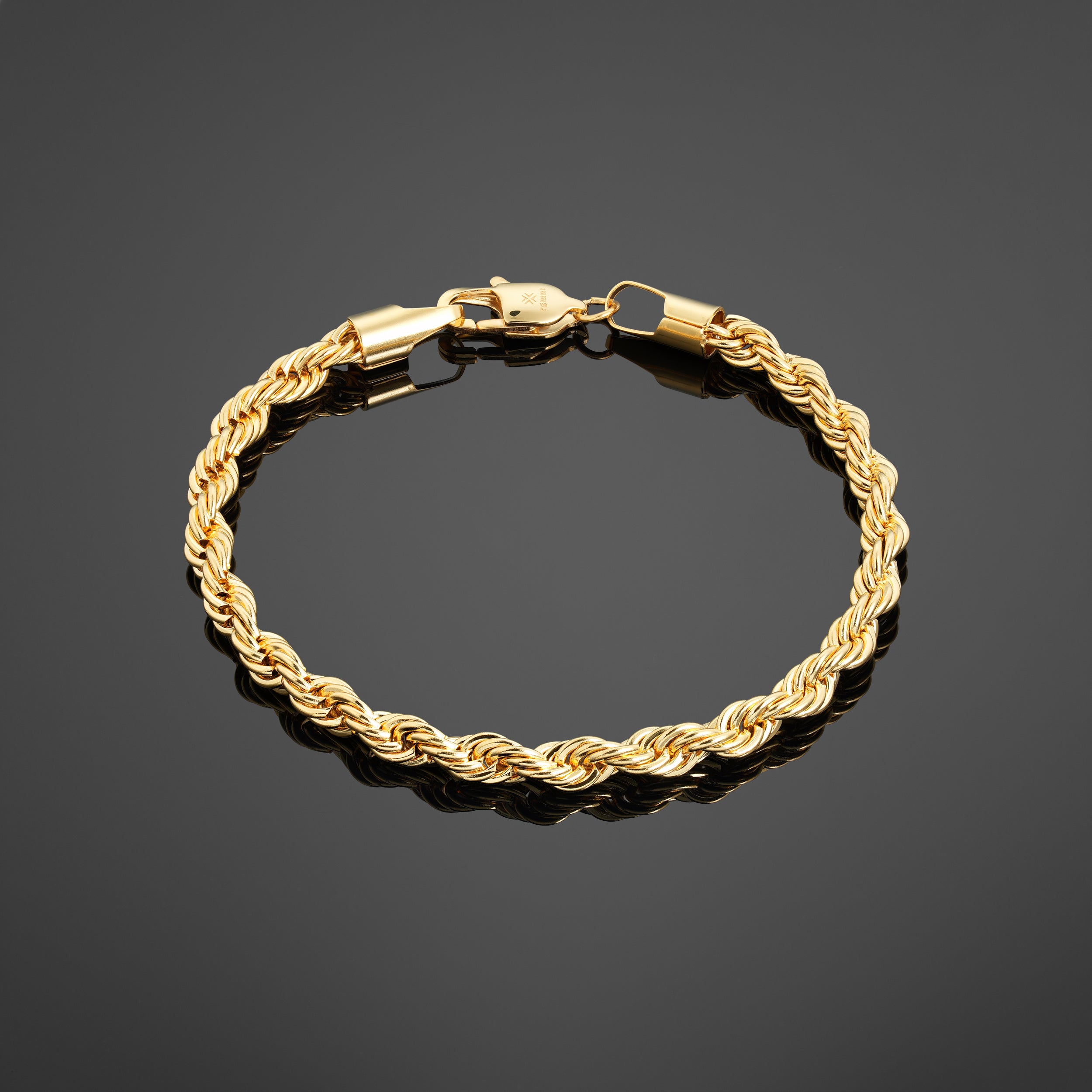 The Rope Bracelet 5mm - Gold RG322