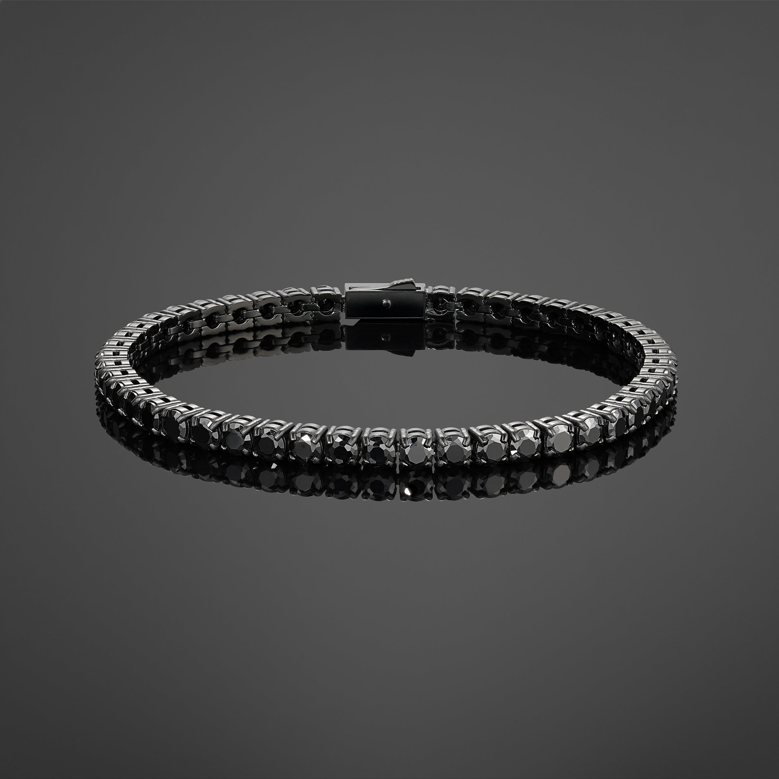 Tennis Bracelet - Black RG329