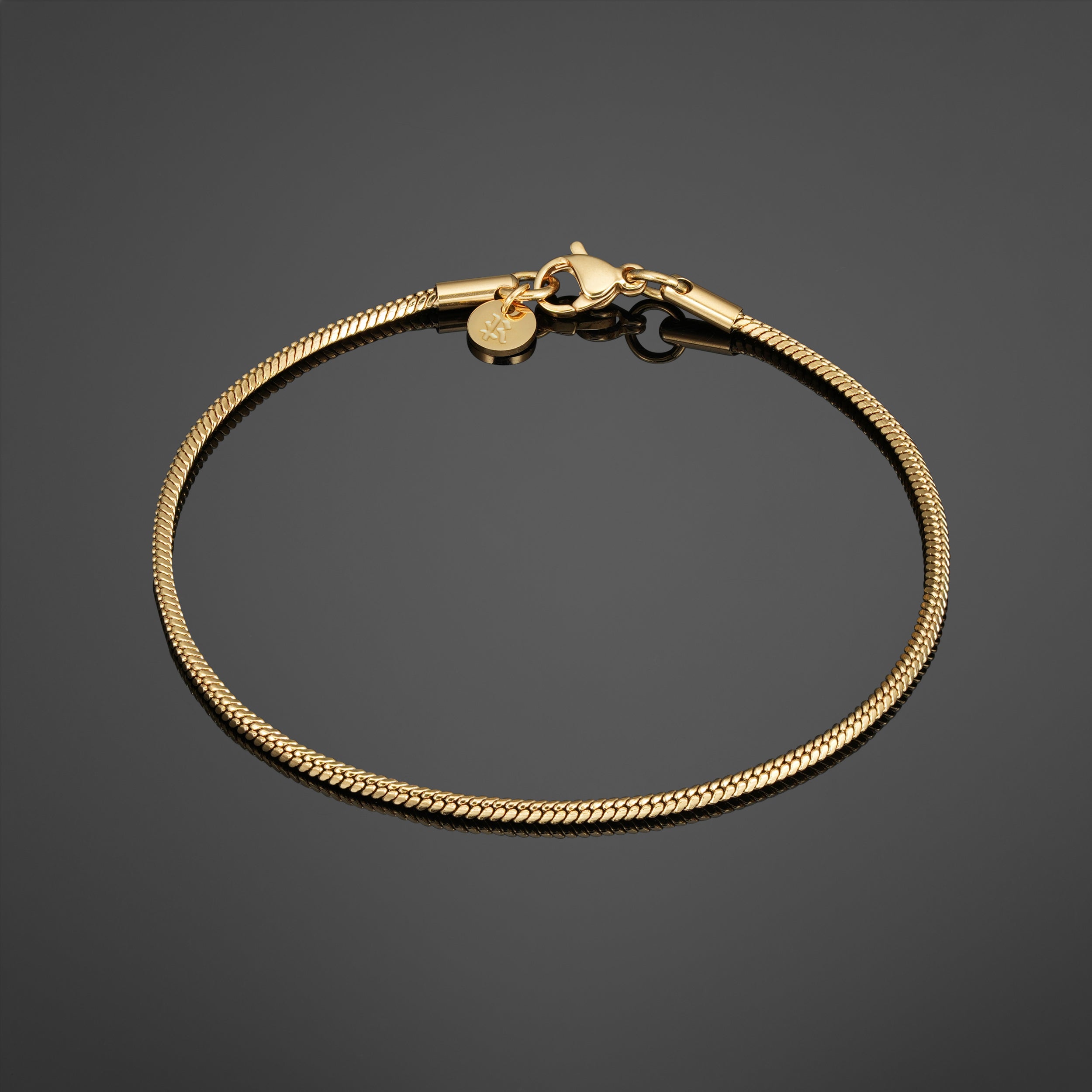 Minimal Snake Bracelet - Gold RG372