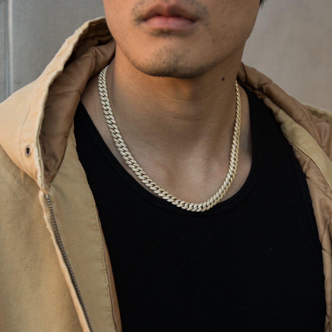 Iced Cuban Chain 8mm - Gold RG116G