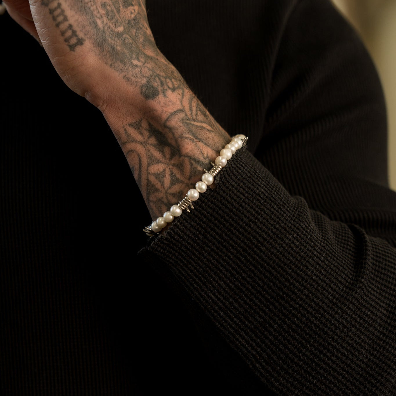 Barbed Wire Pearl Bracelet - RG311