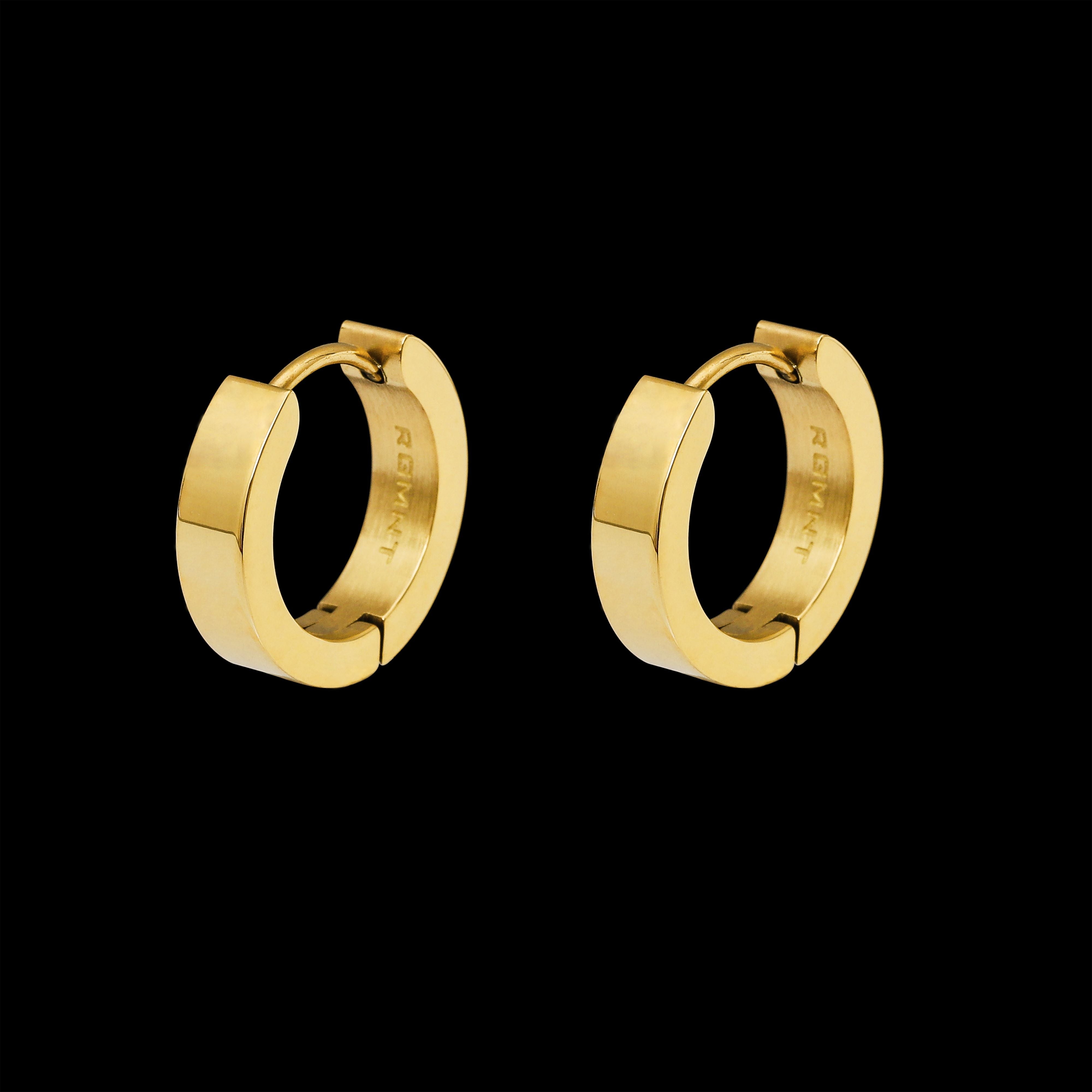 Classic Hoop Earrings - Gold RG415G - rgmntco