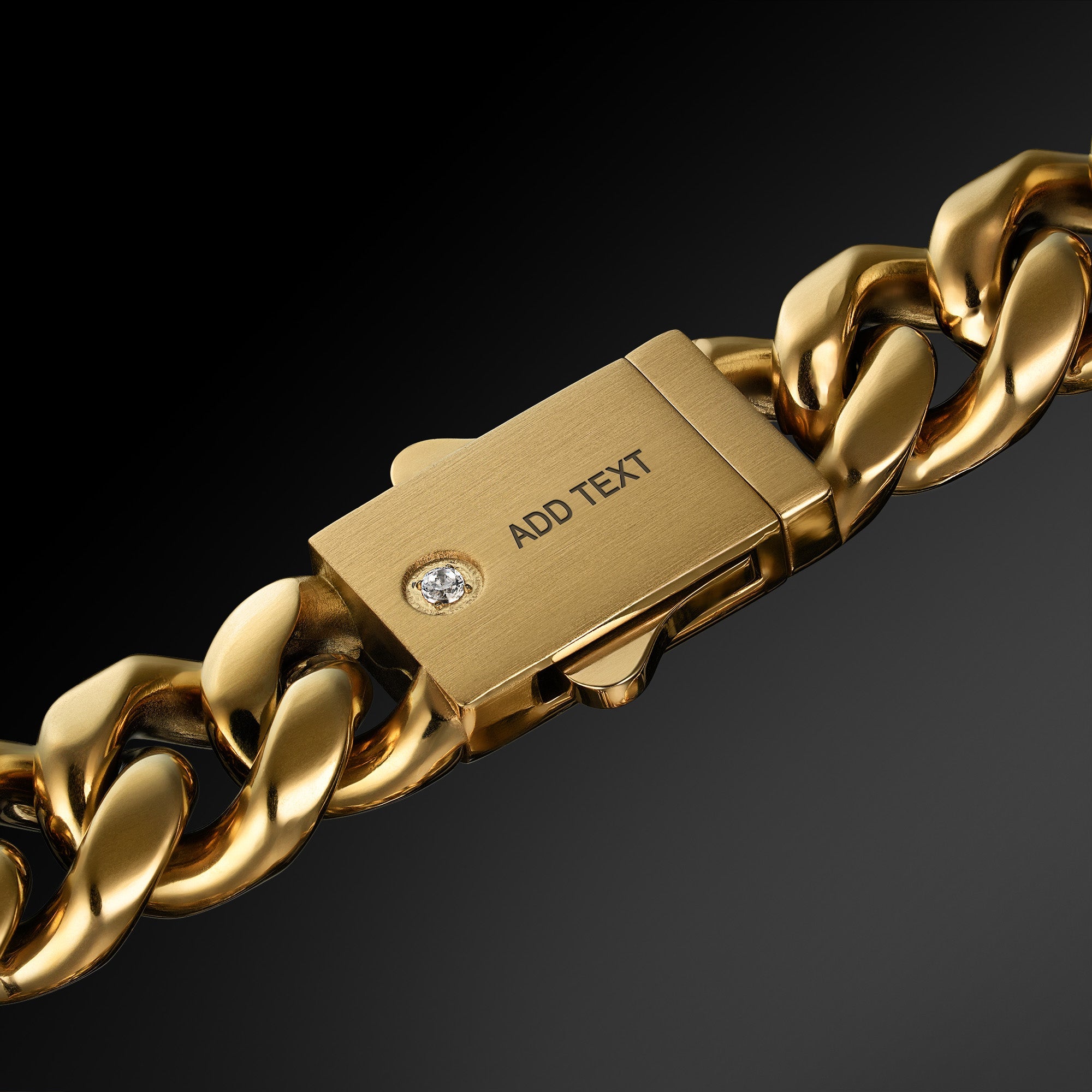 Cuban Link Bracelet 10mm - Gold RG3002 - rgmntco