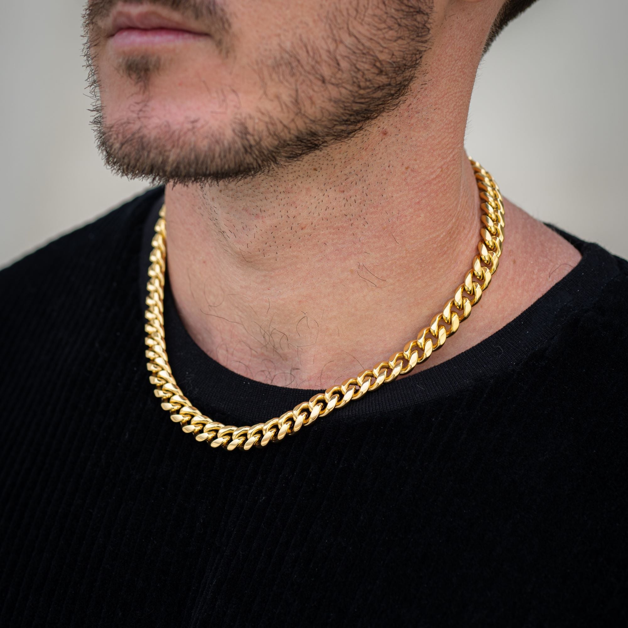 Cuban Link Chain 10mm - Gold RG164 - rgmntco