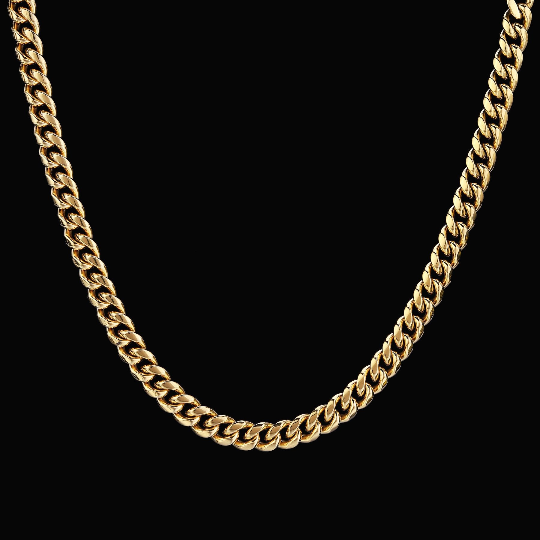 Cuban Link Chain 10mm - Gold RG164 - rgmntco