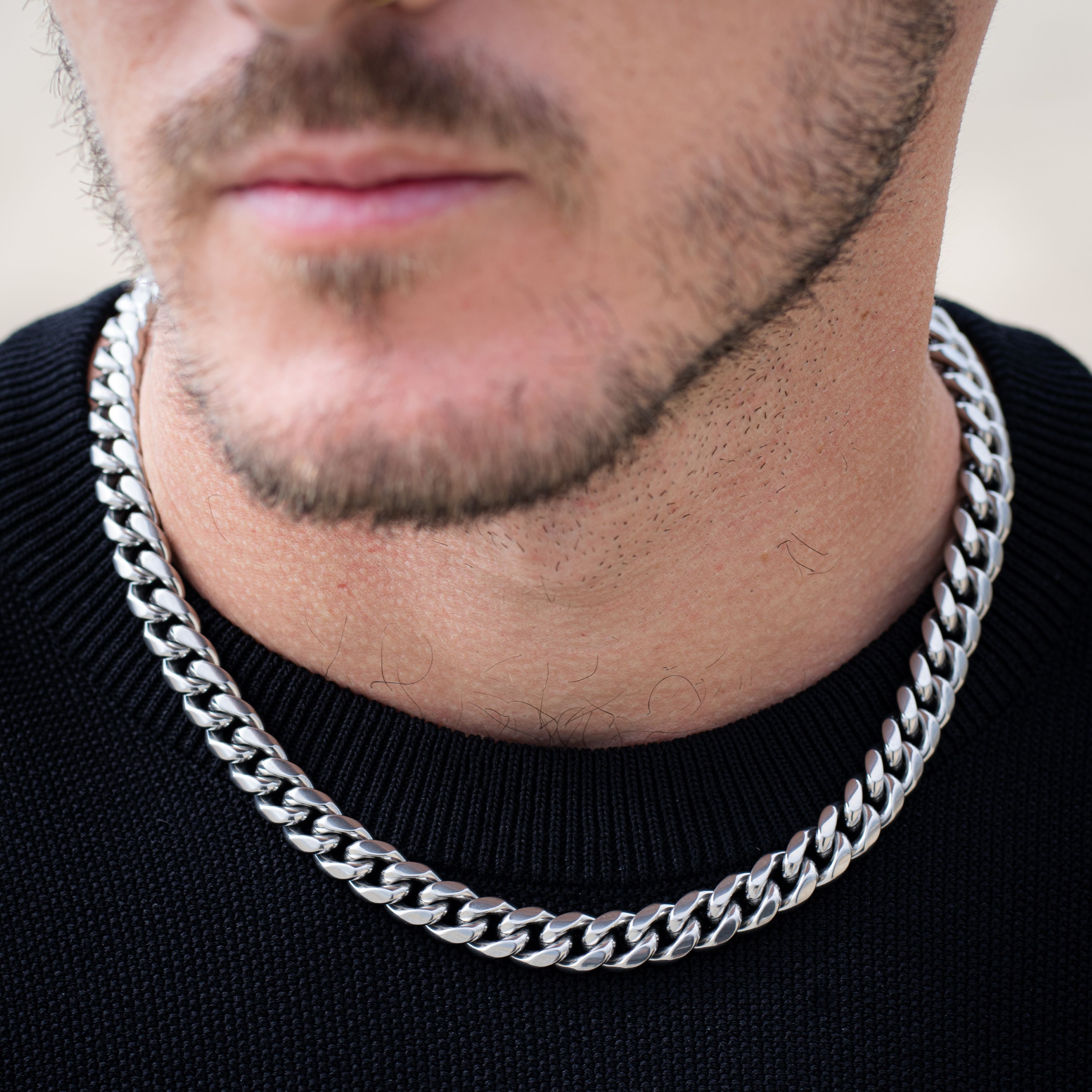 Cuban Link Chain 10mm - Silver RG165 - rgmntco