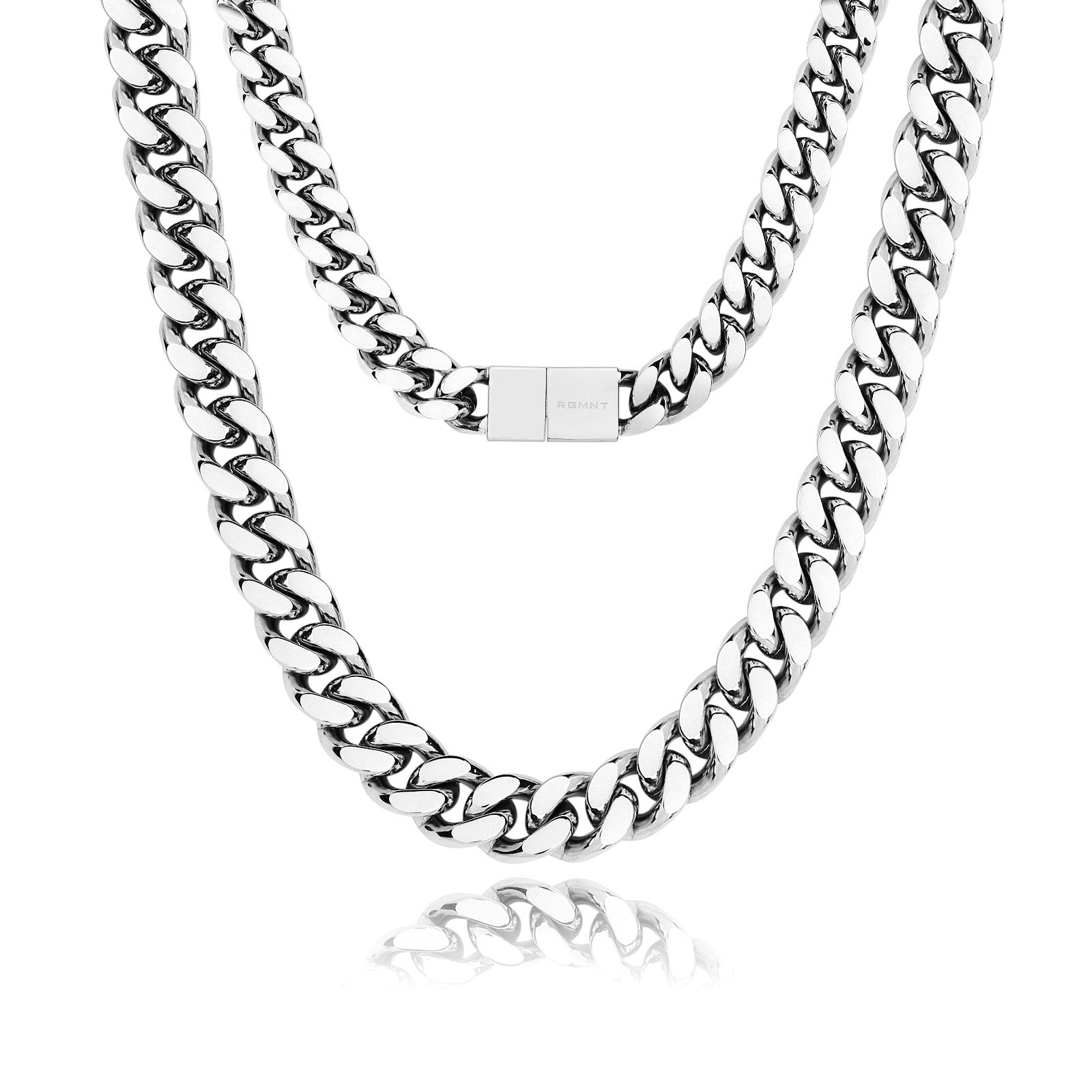 Cuban Link Chain 11mm - Silver RG1020 - rgmntco