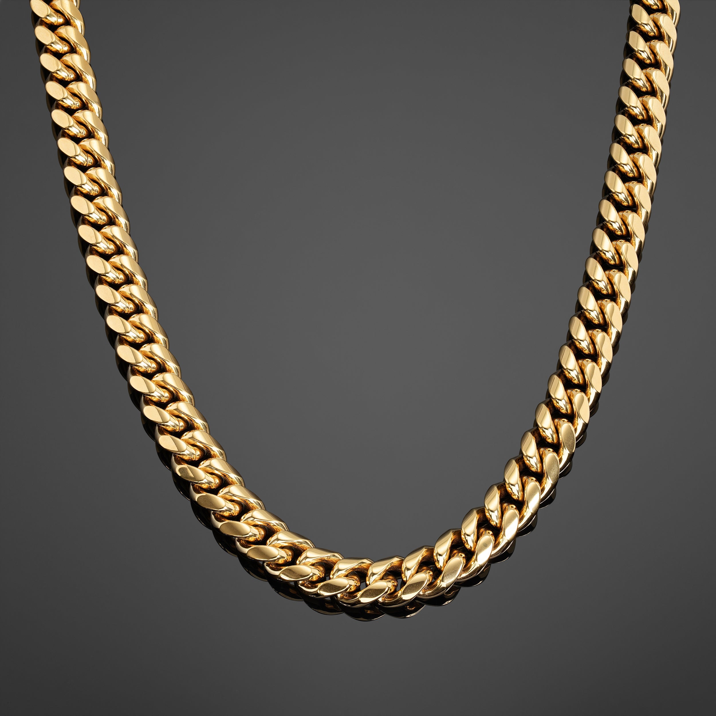 Cuban Link Chain 12mm - Gold RG166 - rgmntco