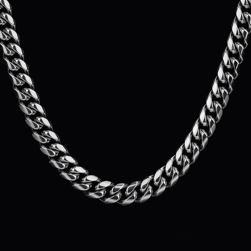 Cuban Link Chain 12mm - Silver RG167 - rgmntco