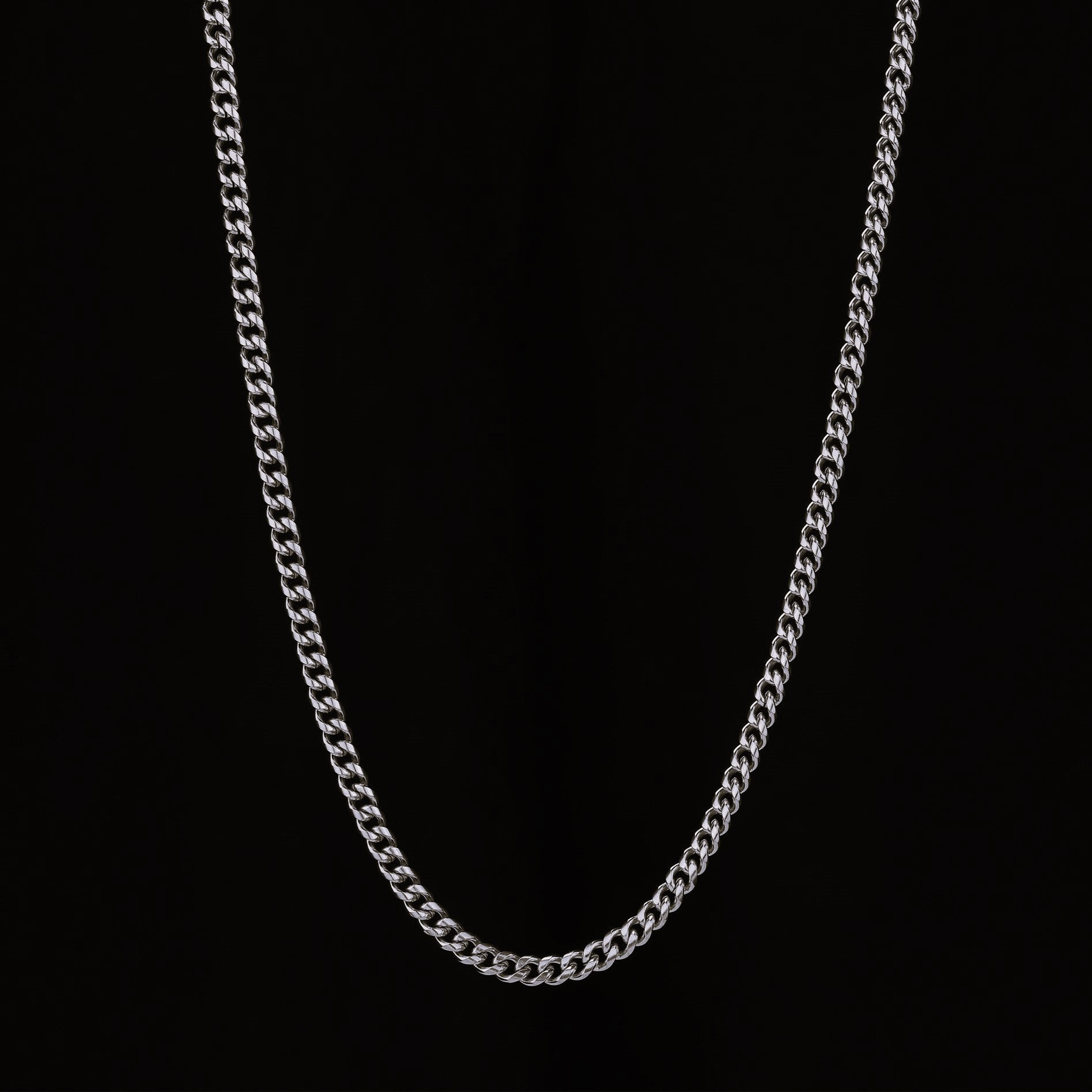 Cuban Link Chain 3mm - Silver RG134 - rgmntco