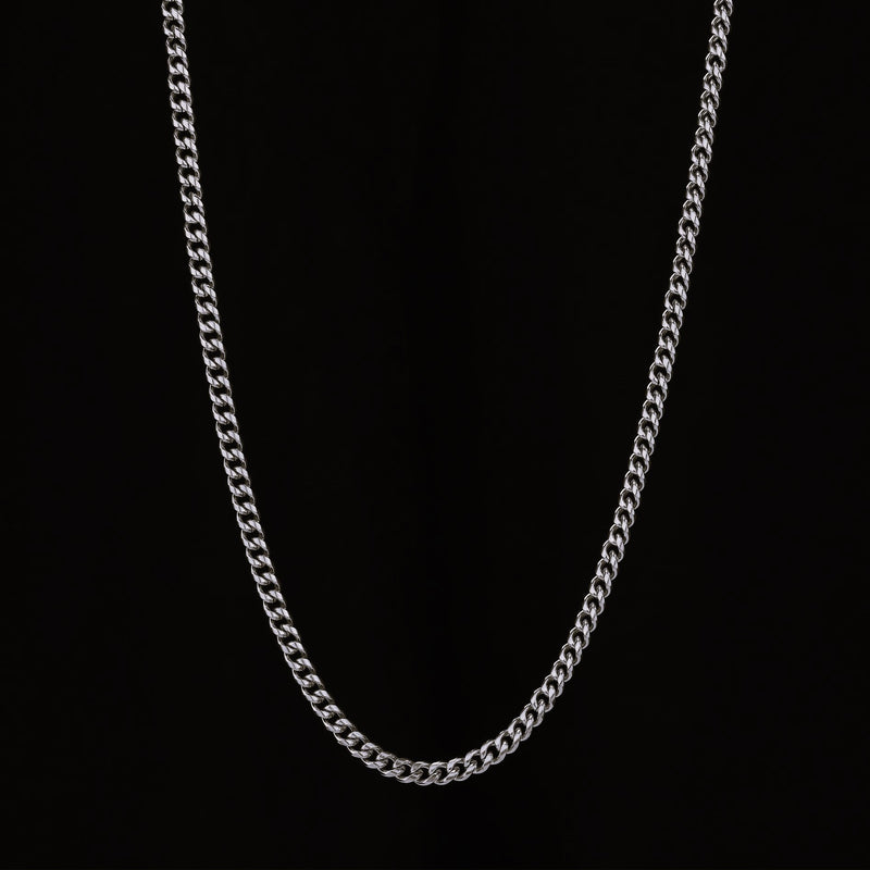 Cuban Link Chain 3mm - Silver RG134 - rgmntco