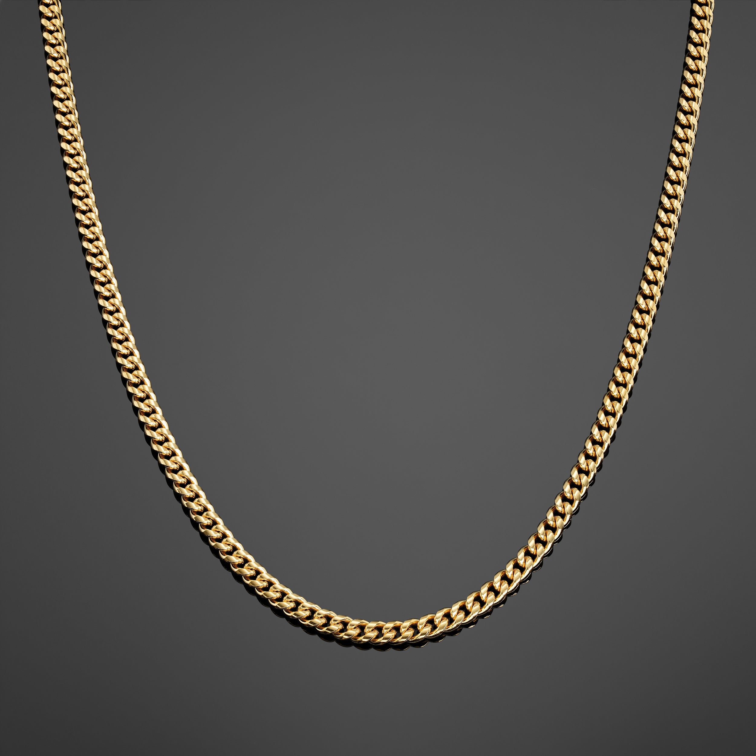 Cuban Link Chain 5mm - Gold RG131 - rgmntco