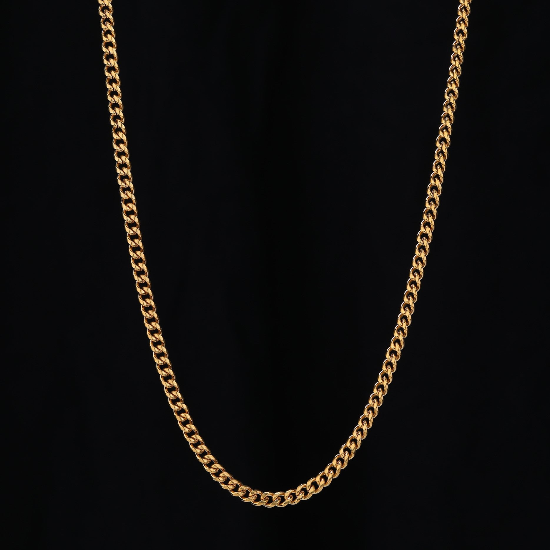 Cuban Link Chain 5mm - Gold RG131 - rgmntco