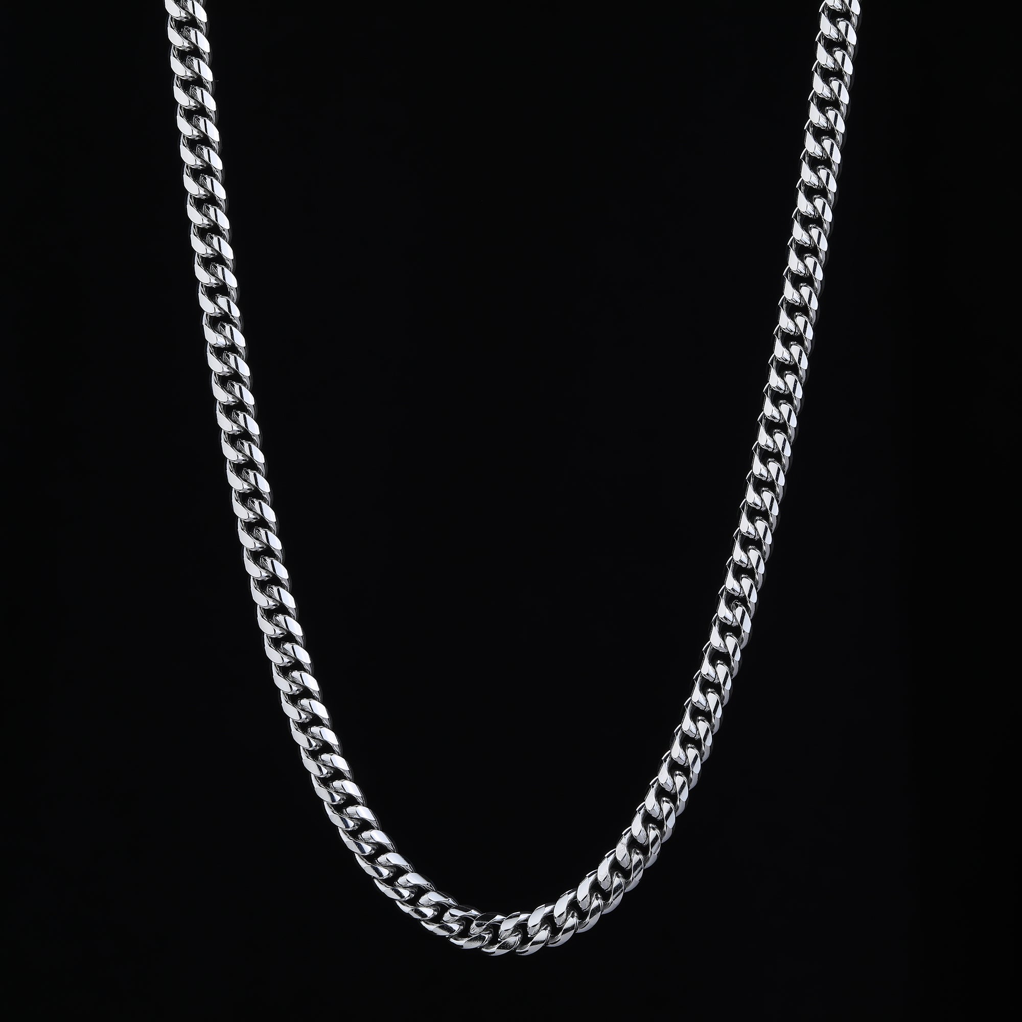 Cuban Link Chain 7mm - Silver RG154 - rgmntco