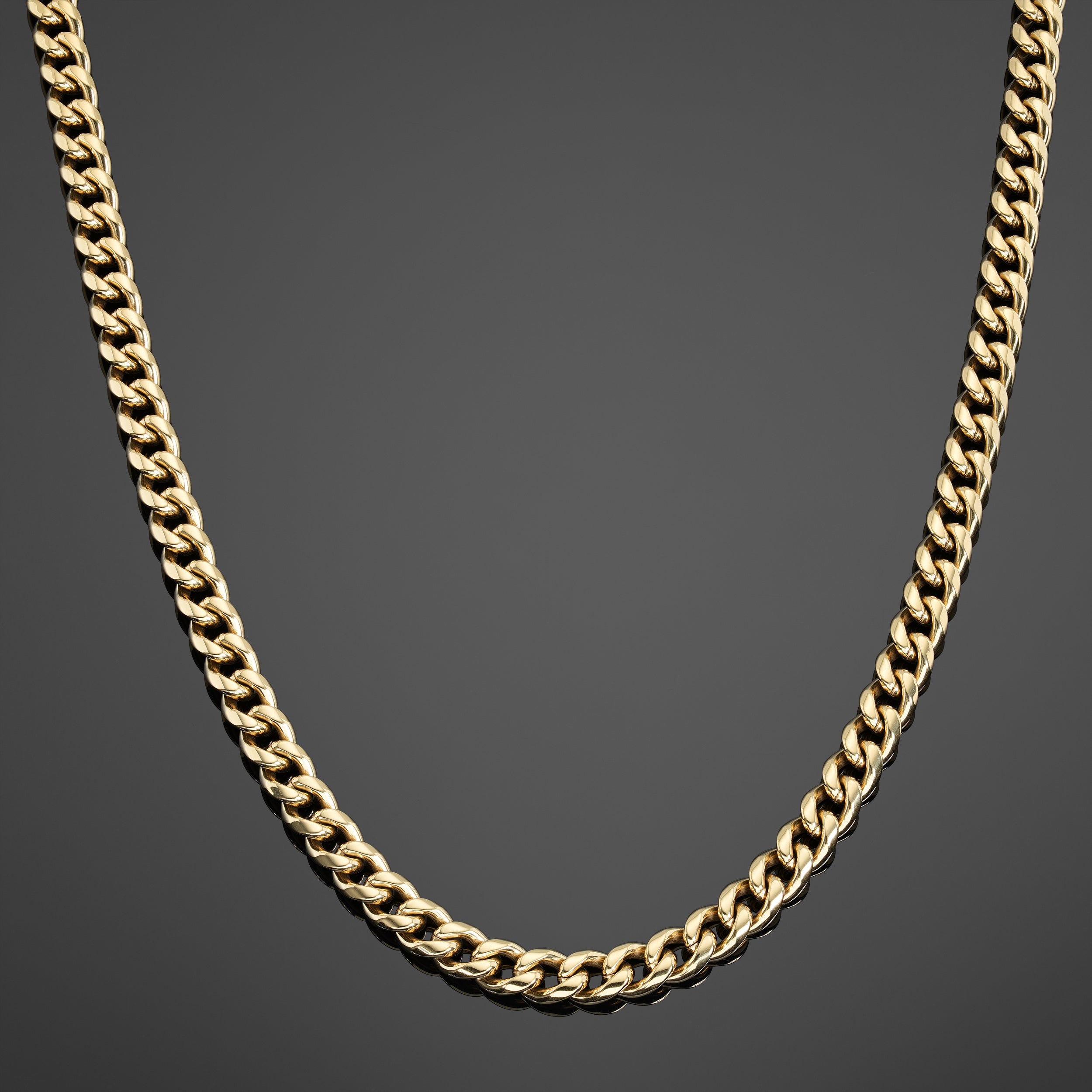 Cuban Link Chain 8mm - Gold RG1002 - rgmntco