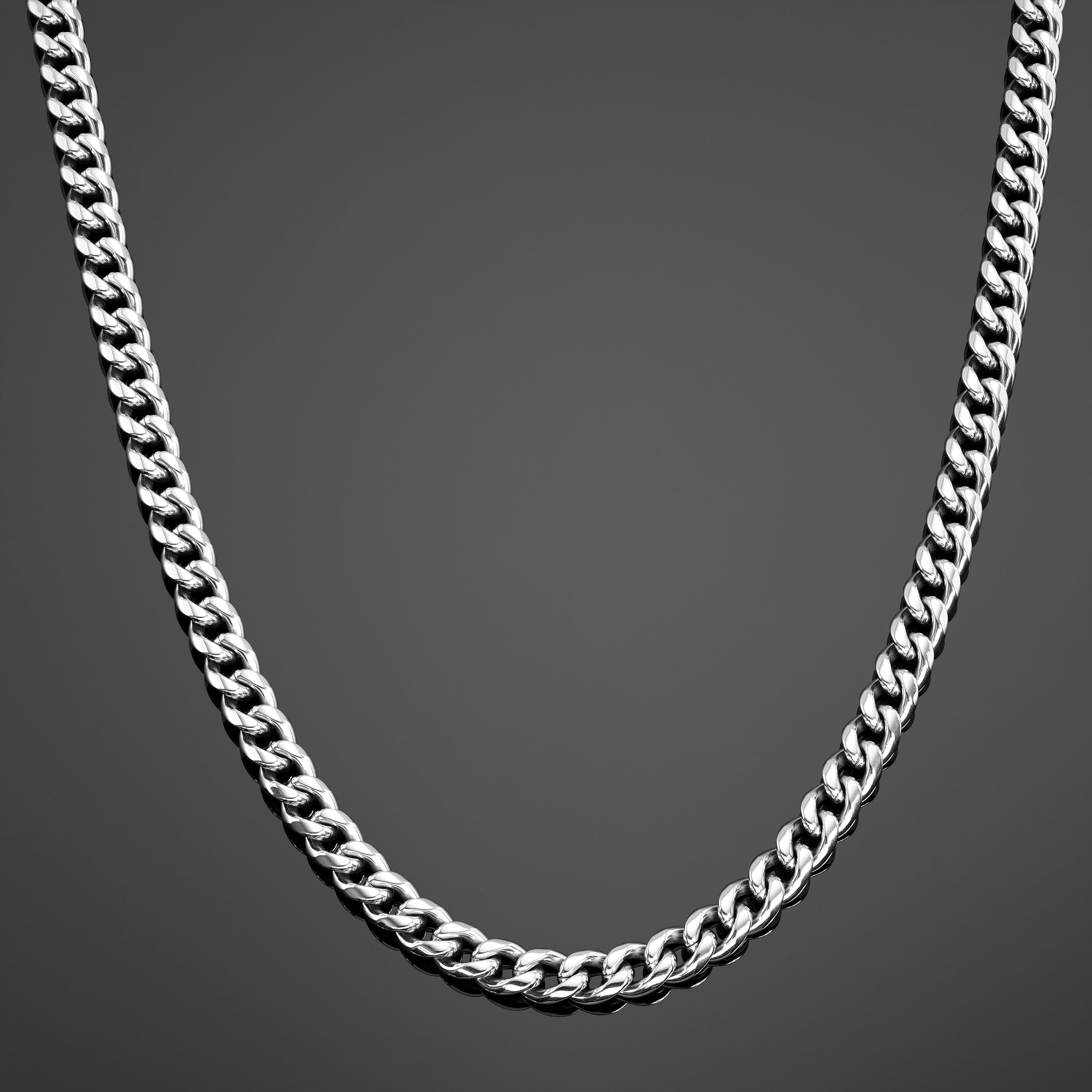 Cuban Link Chain 8mm - Silver RG1001 - rgmntco