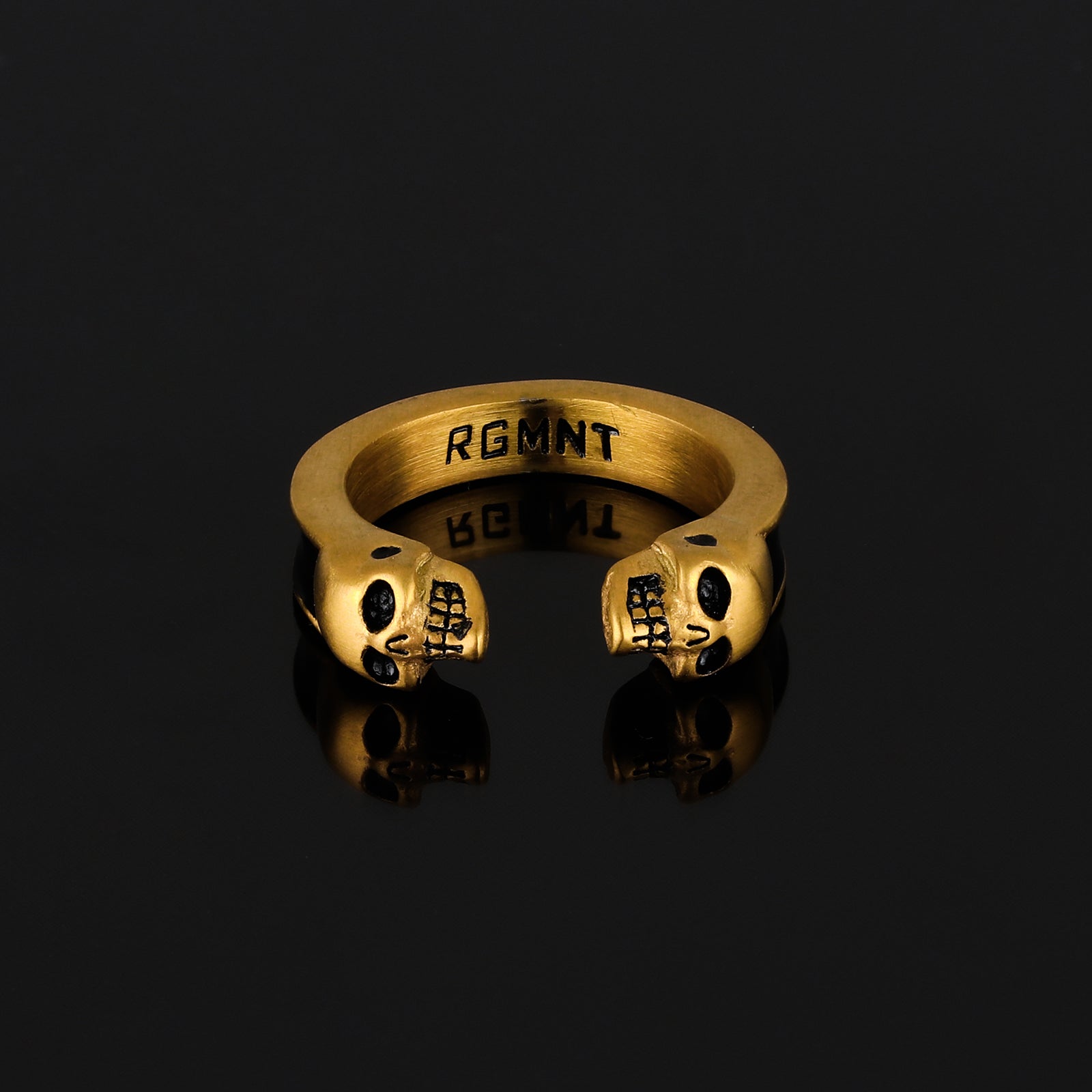 Face Off Ring - Gold RG227G - rgmntco