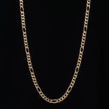 Figaro Link Chain 6mm - Gold RG155 - rgmntco