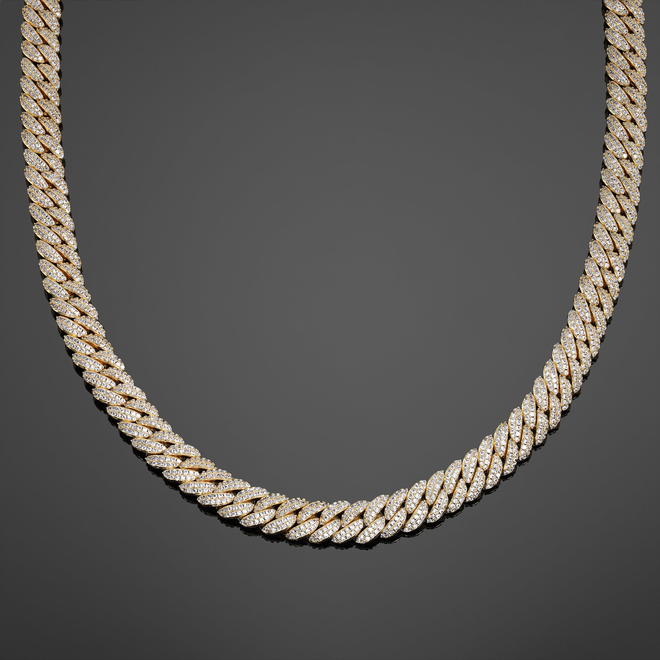 Iced Cuban Chain 10mm - Gold RG168 - rgmntco