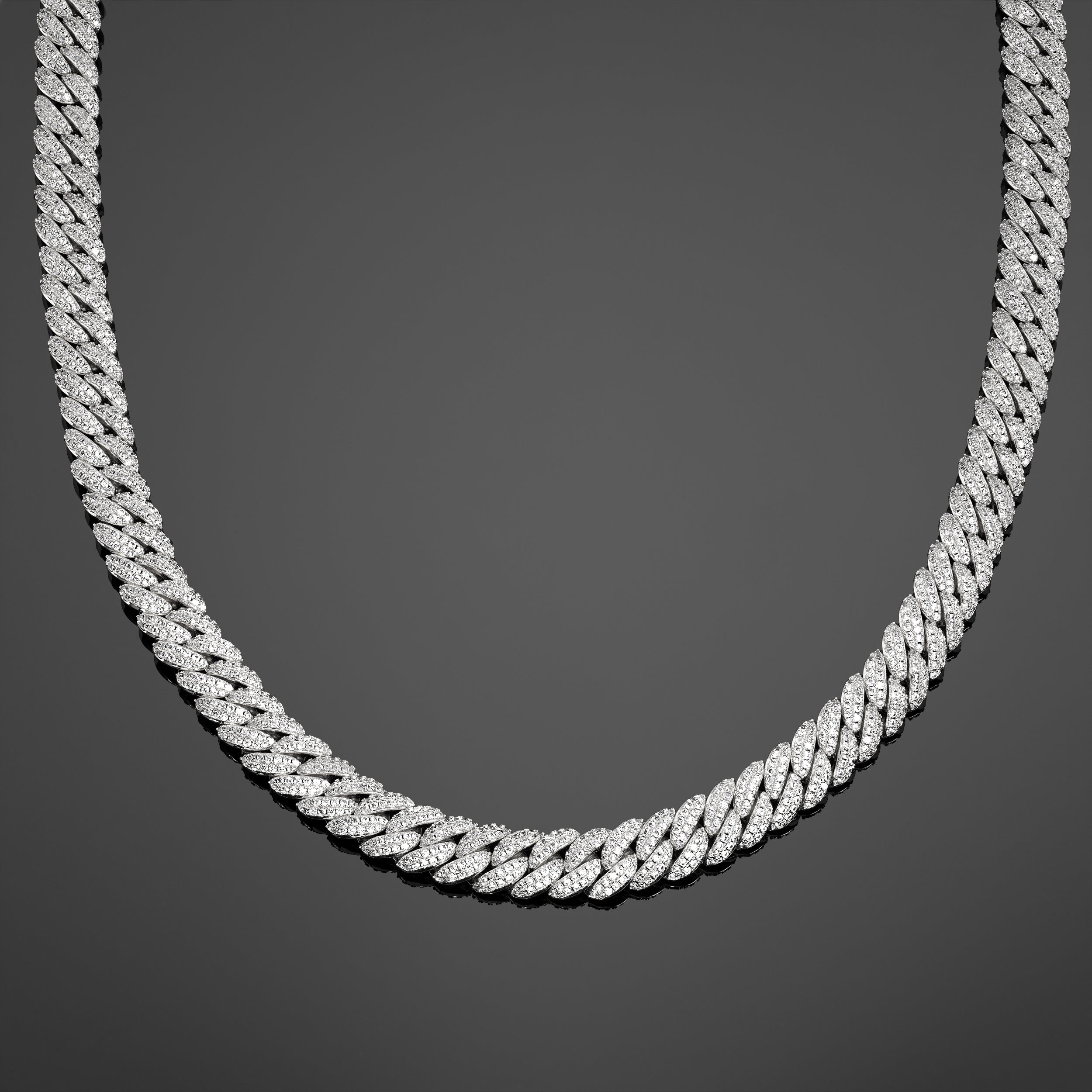 Iced Cuban Chain 10mm - Silver RG169 - rgmntco