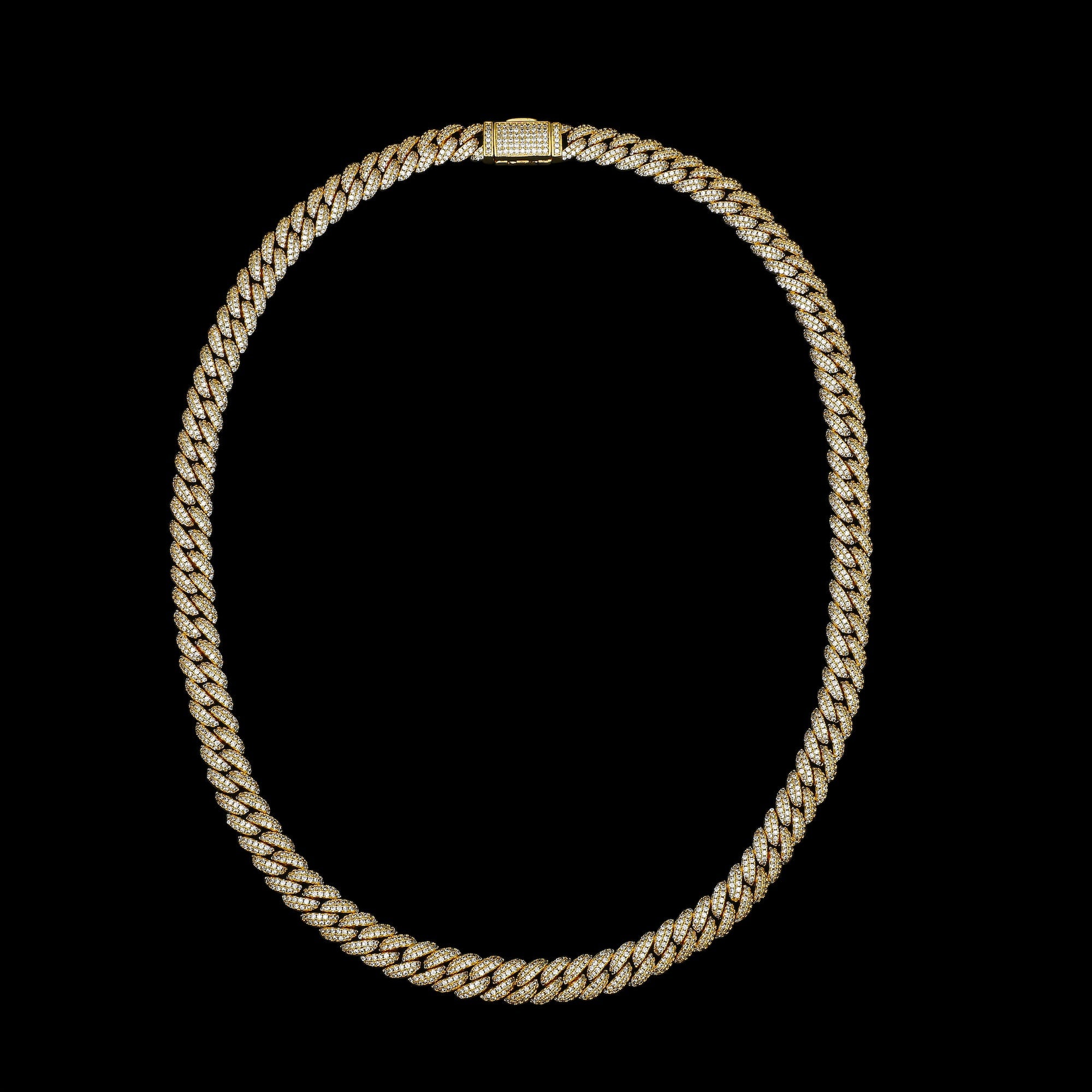 Iced Cuban Chain 8mm - Gold RG116G - rgmntco