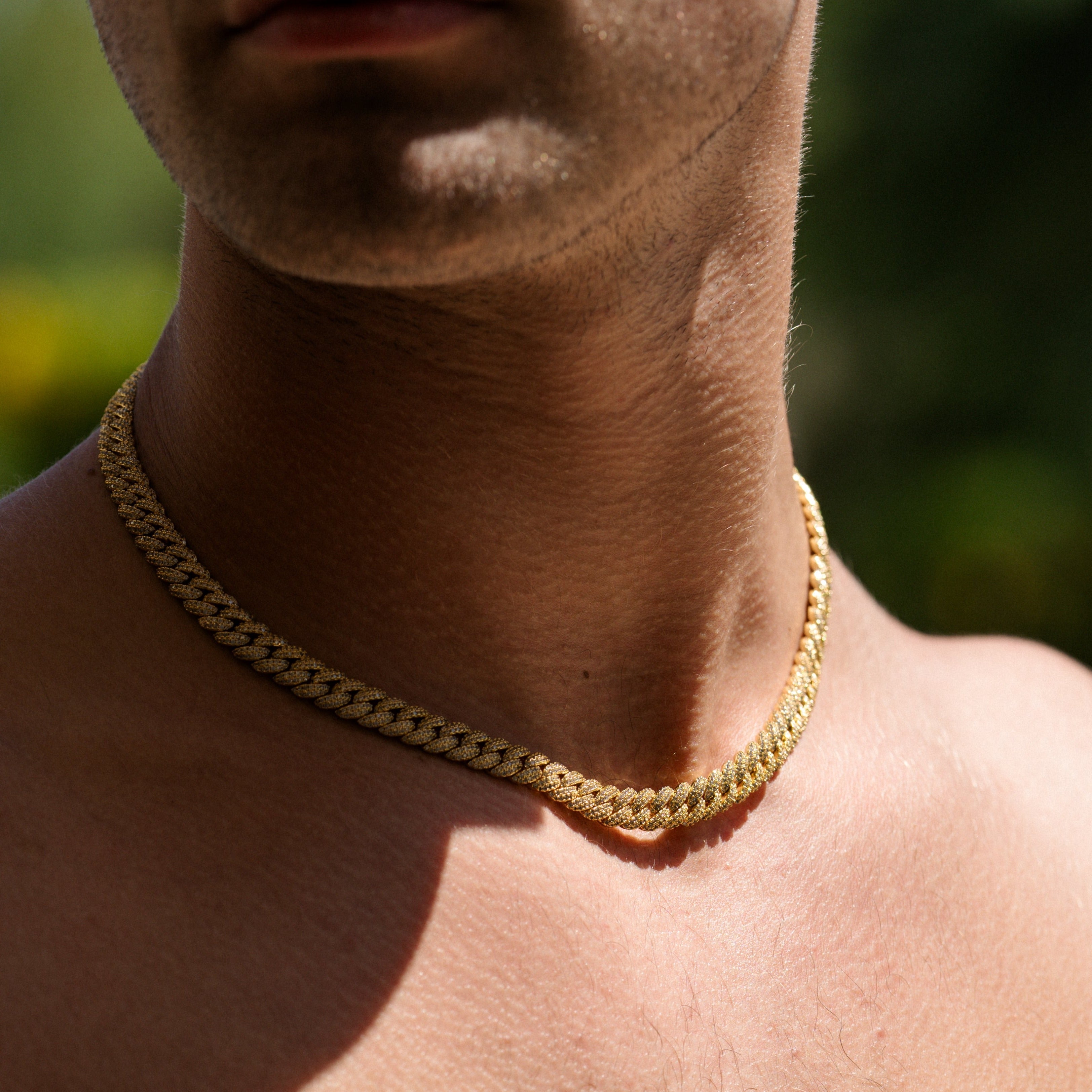 Iced Cuban Chain 8mm - Gold RG116G - rgmntco