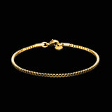 Minimal Box Bracelet - Gold RG376 - rgmntco