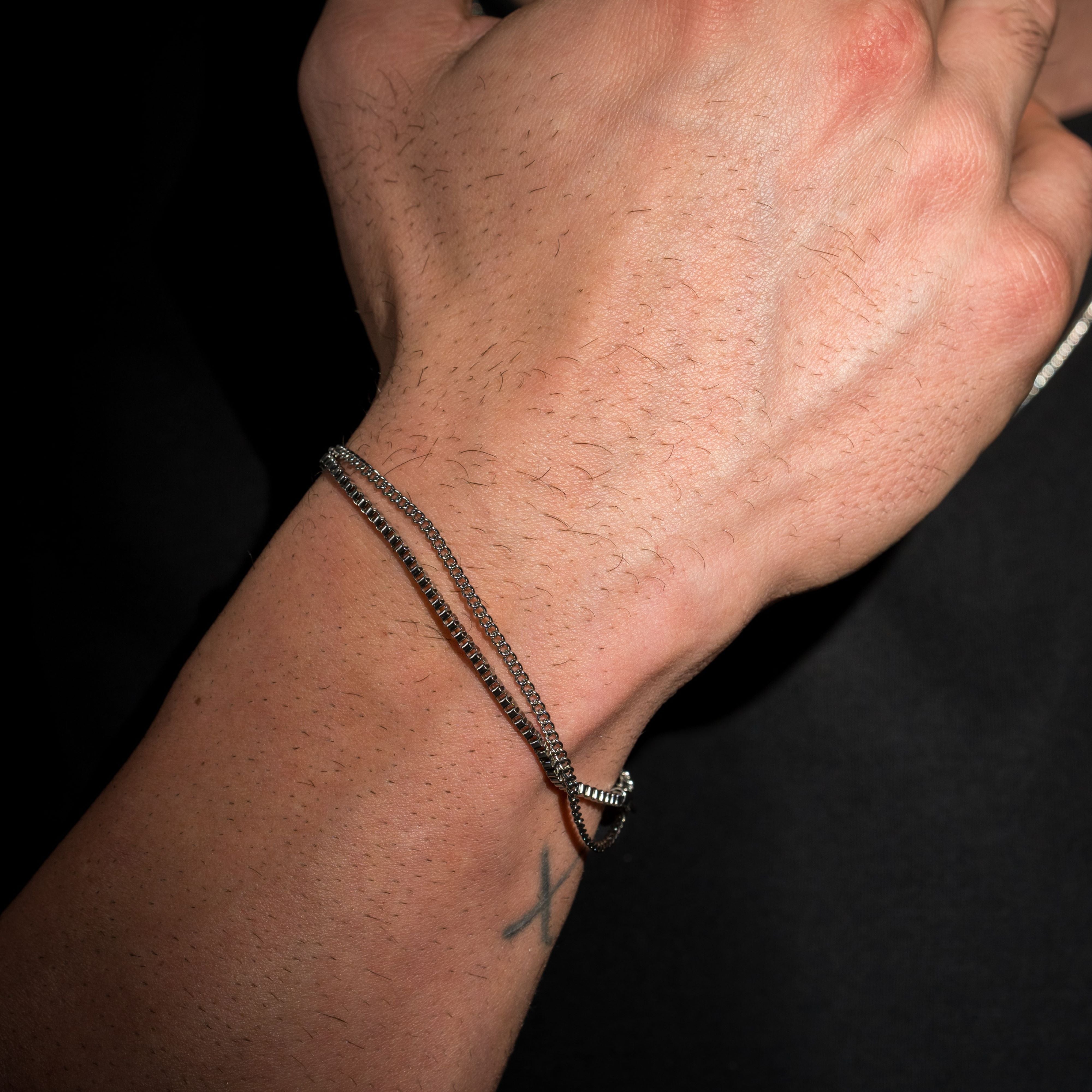 Minimal Cuban Bracelet - Silver RG381 - rgmntco