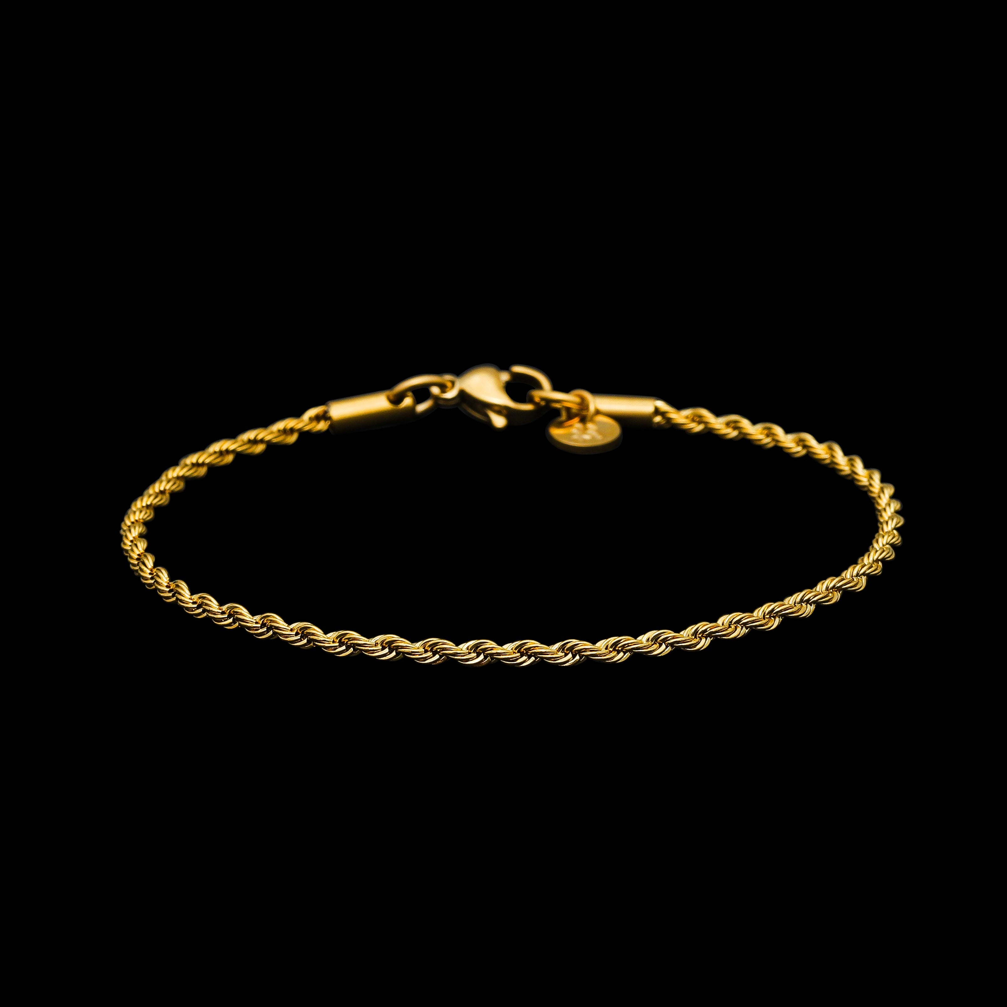 Minimal Rope Bracelet - Gold RG378 - rgmntco