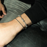 Minimal Rope Bracelet - Silver RG379 - rgmntco